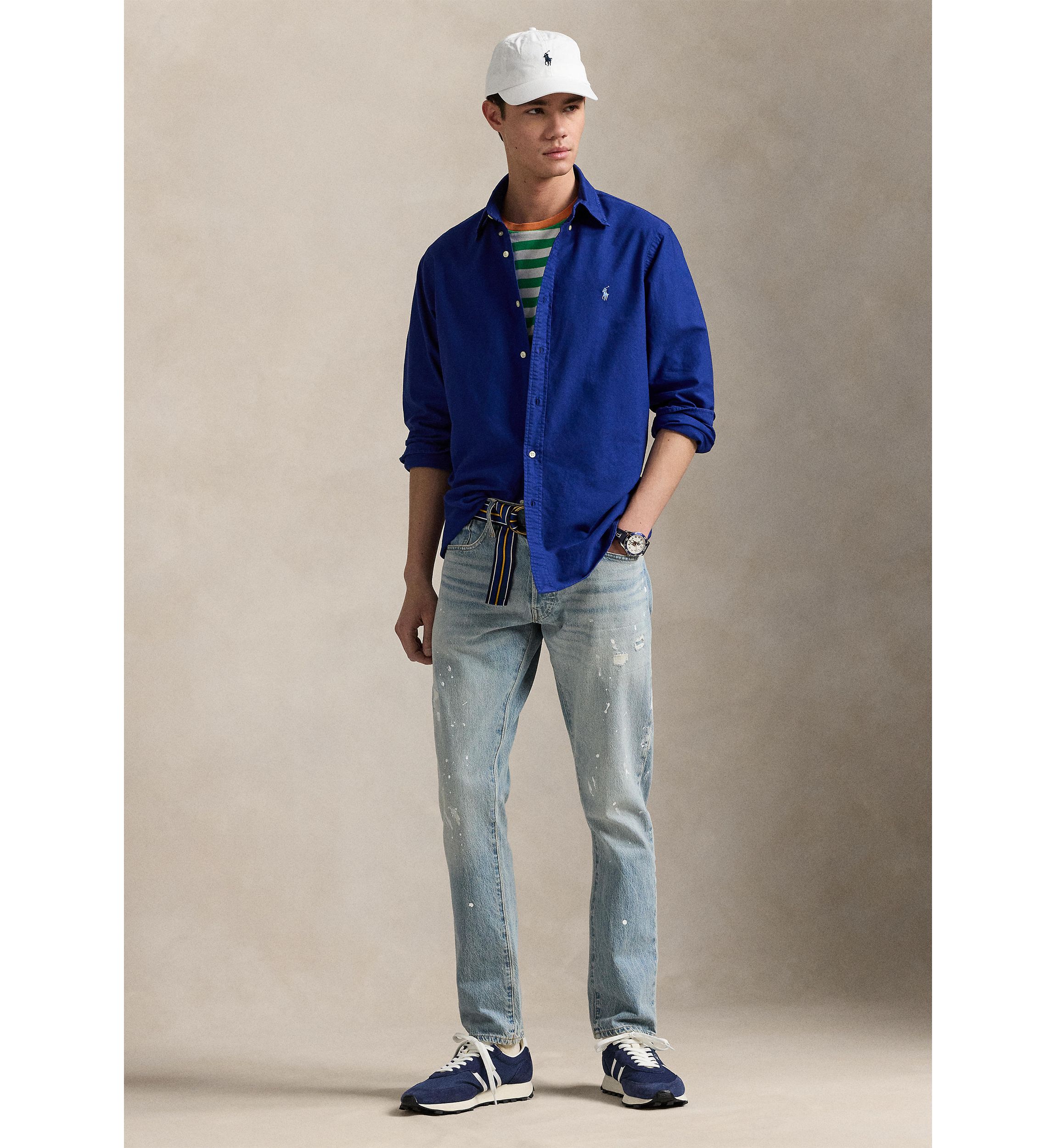 Classic Fit Garment-Dyed Oxford Shirt
