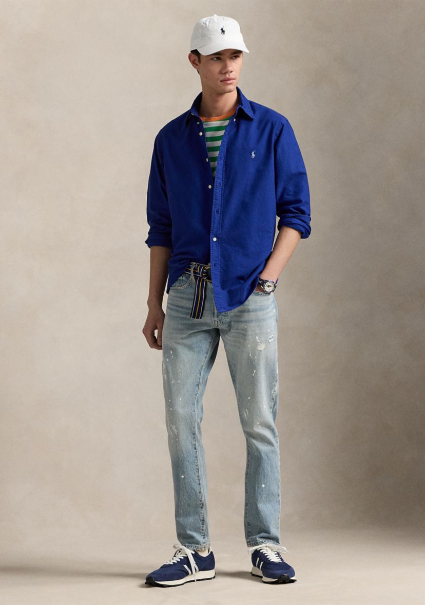 Classic Fit Garment-Dyed Oxford Shirt