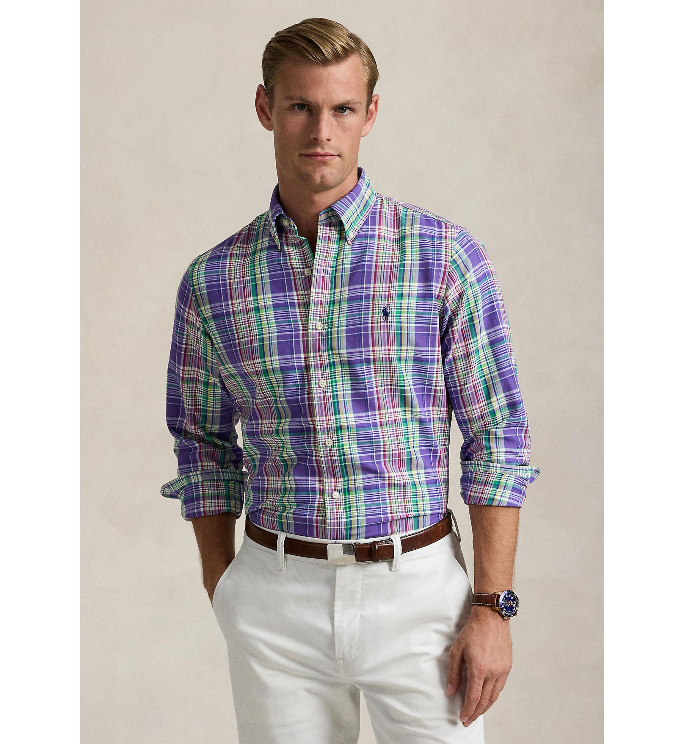 Classic Fit Performance Oxford Shirt