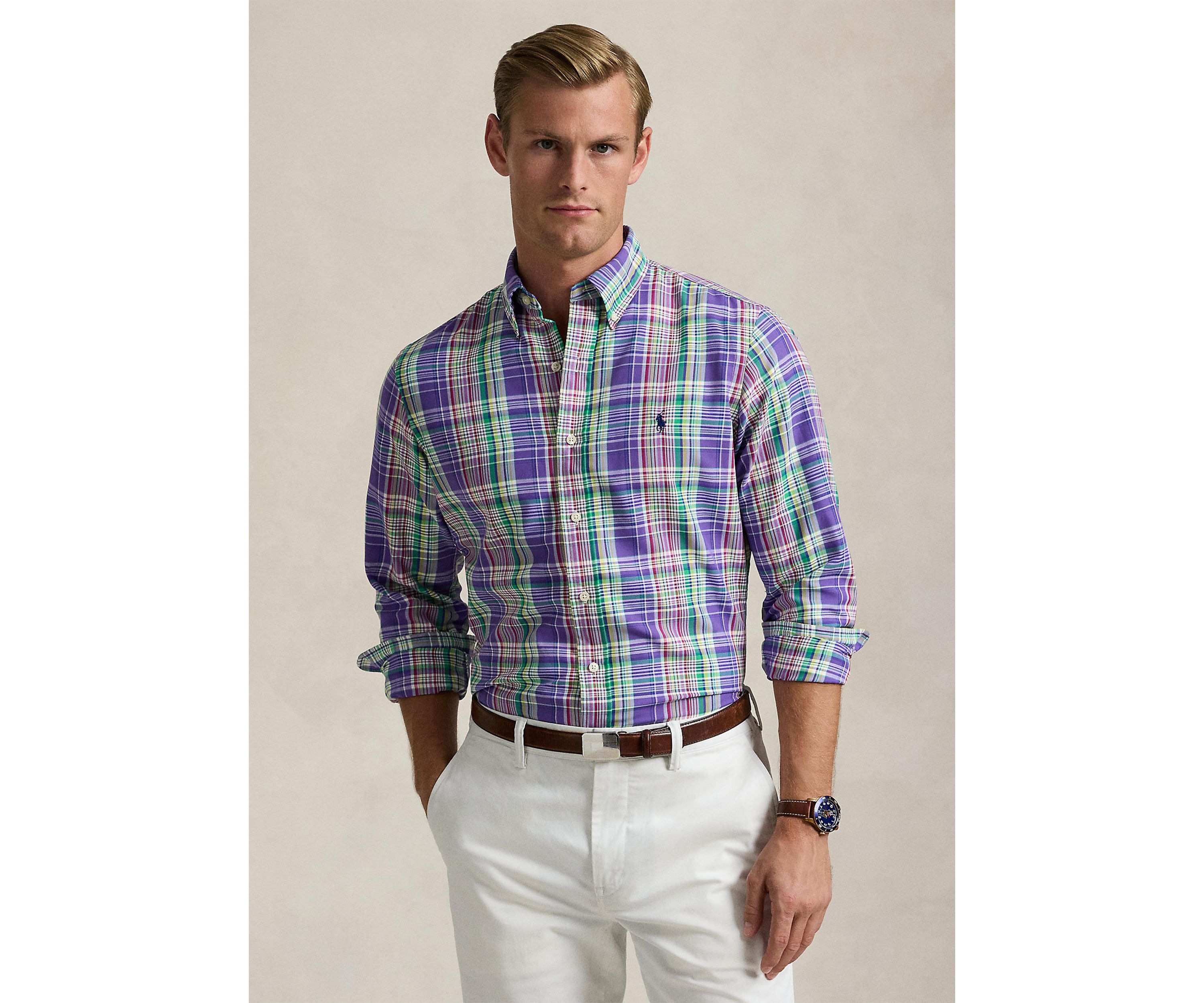 Classic Fit Performance Oxford Shirt