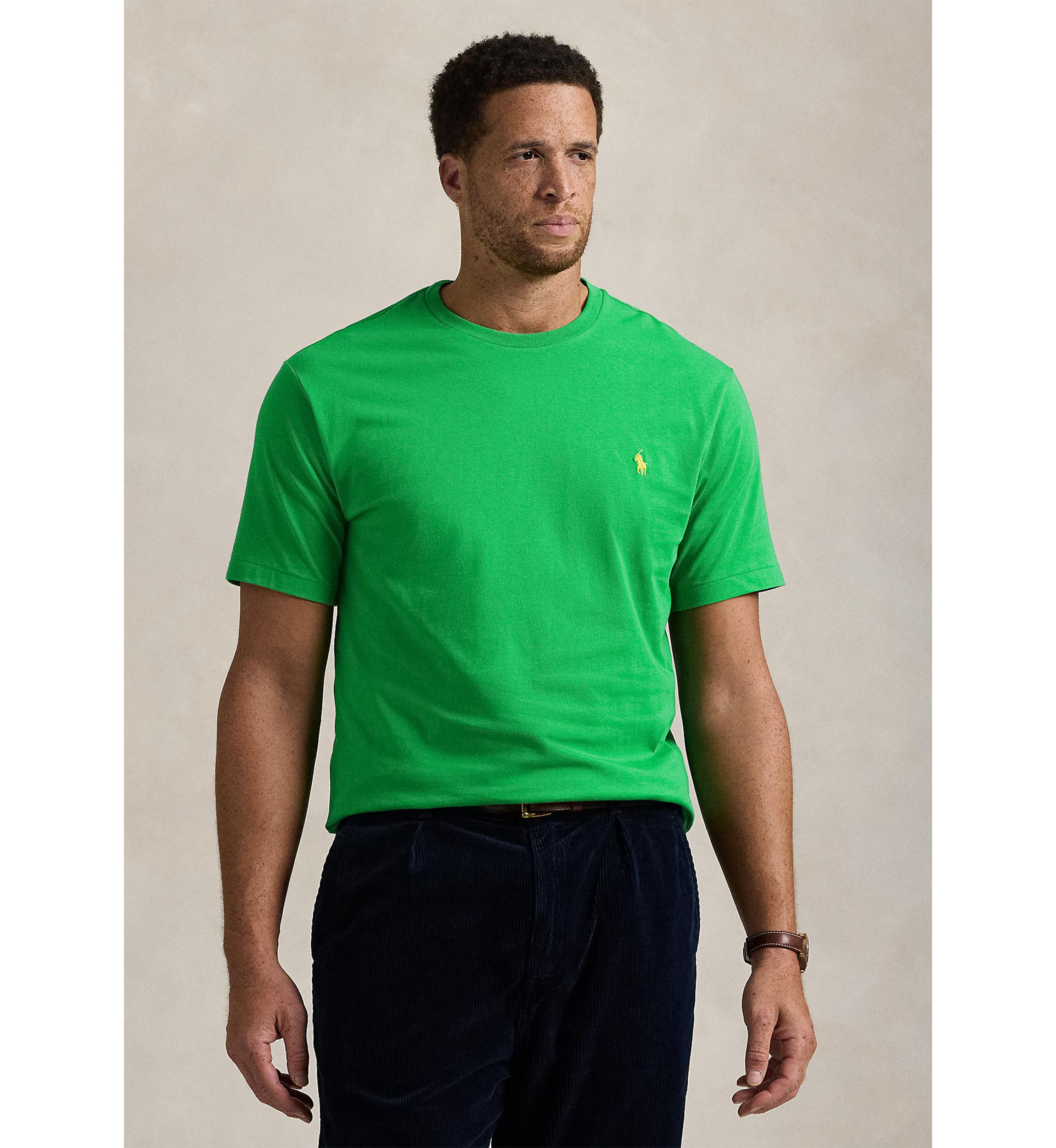 Big & Tall Jersey Crew Neck T-Shirt