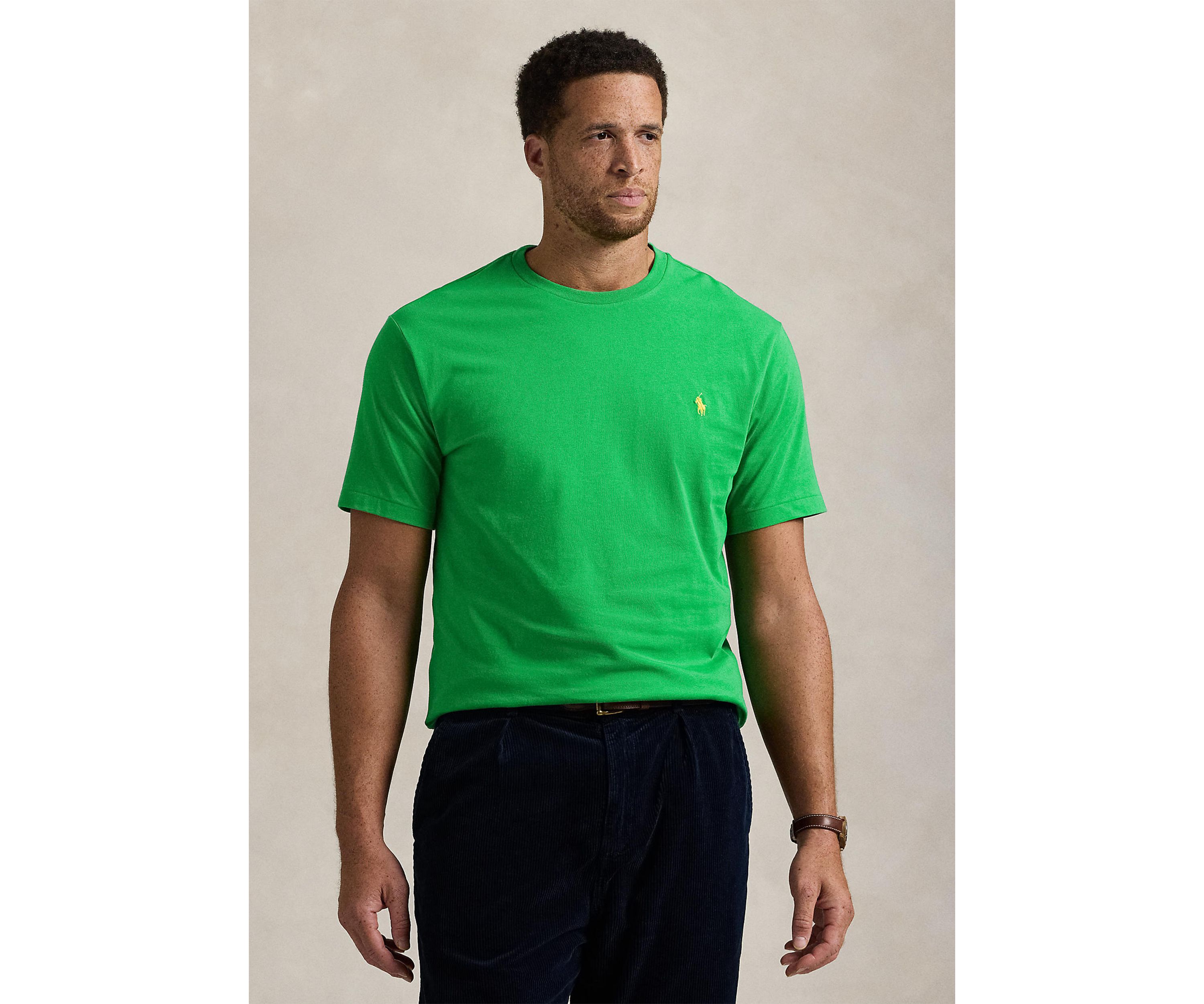Big & Tall Jersey Crew Neck T-Shirt
