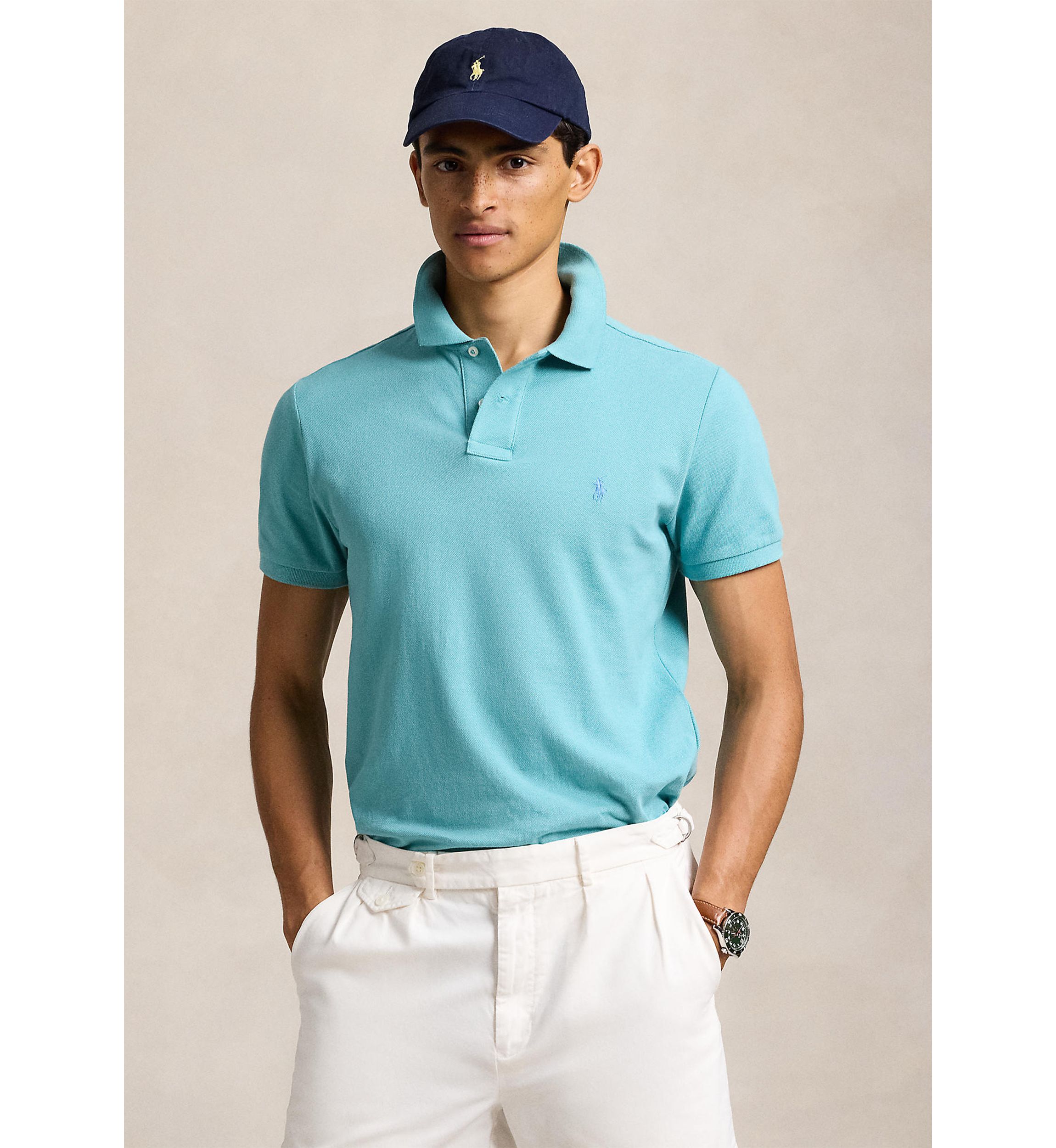 Big & Tall Classic Fit Mesh Polo Shirt