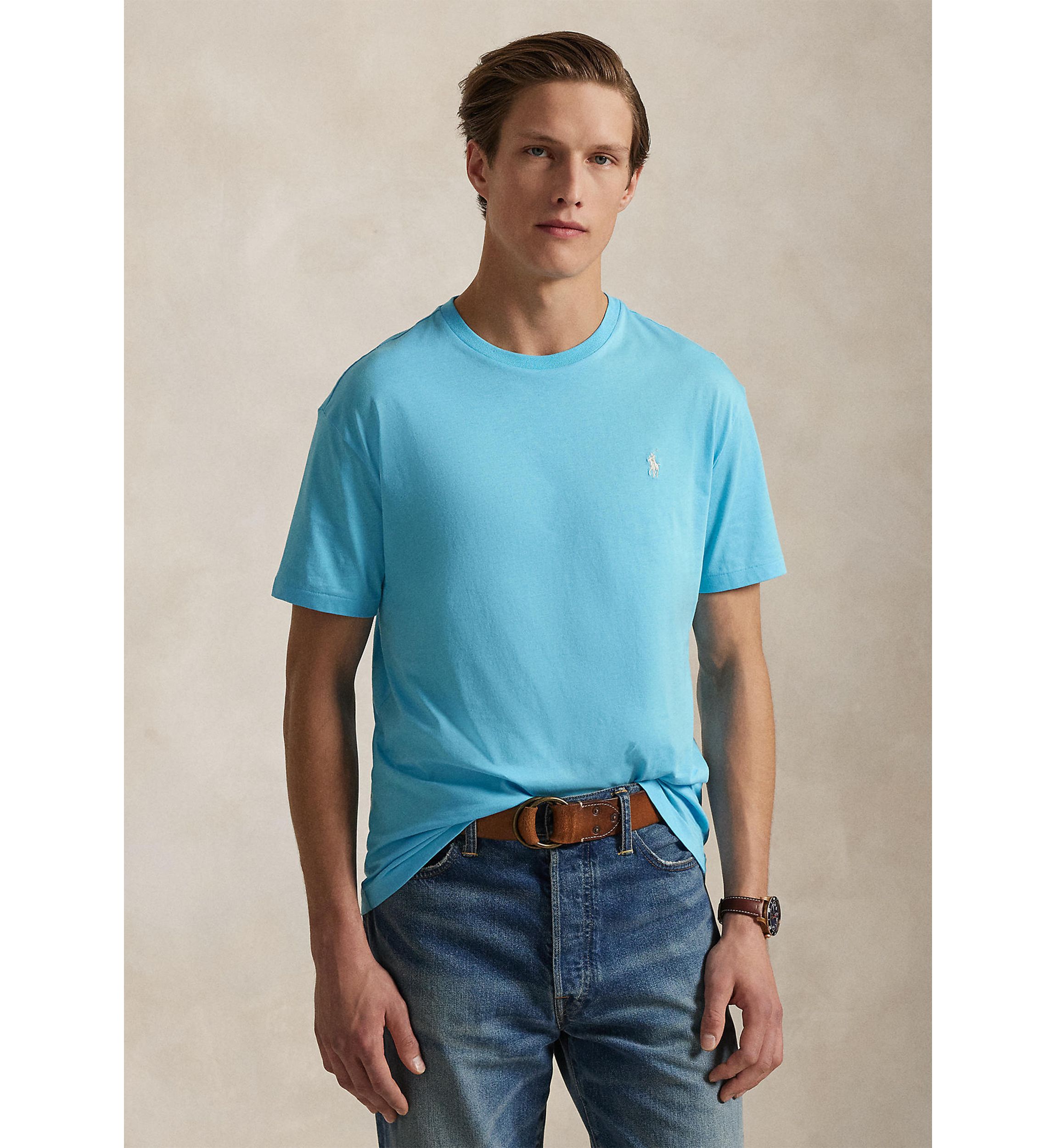 Classic Fit Jersey Crew Neck T-Shirt