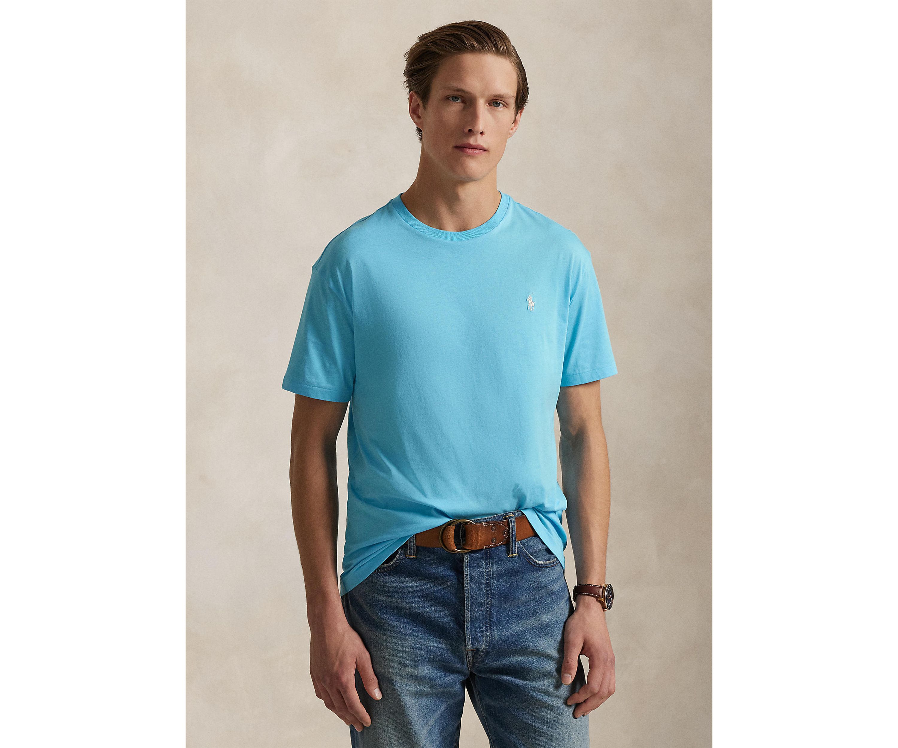 Classic Fit Jersey Crew Neck T-Shirt