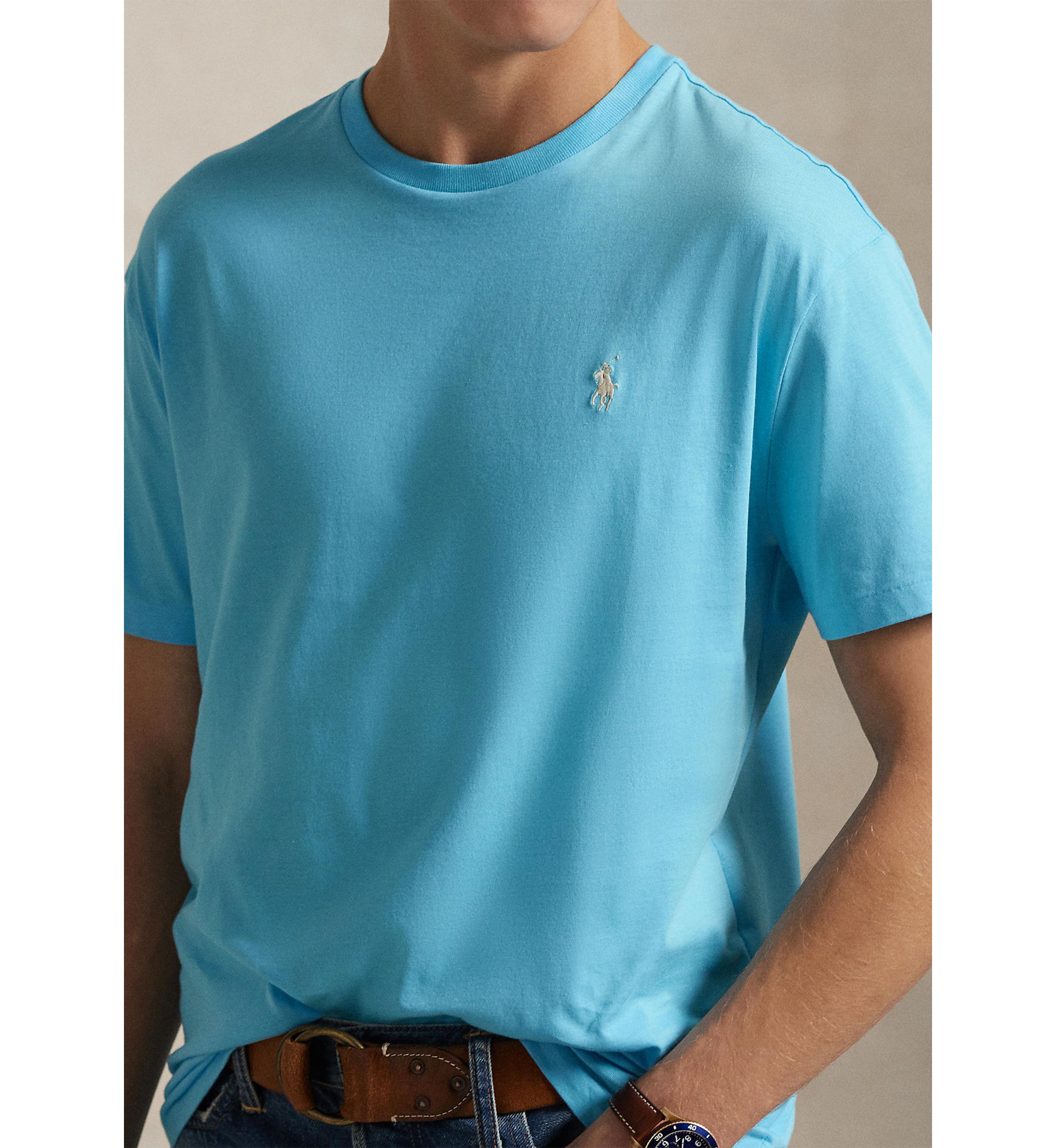 Classic Fit Jersey Crew Neck T-Shirt