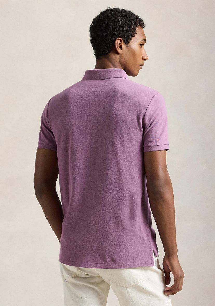  Custom Slim Fit Mesh Polo Shirt