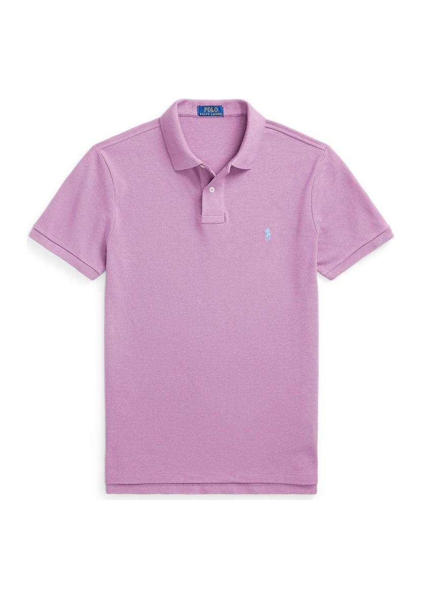  Custom Slim Fit Mesh Polo Shirt