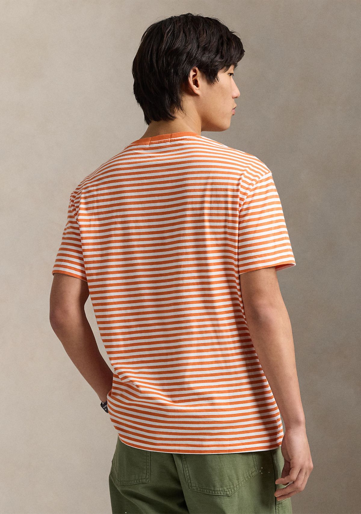 Classic Fit Striped Jersey T-Shirt 