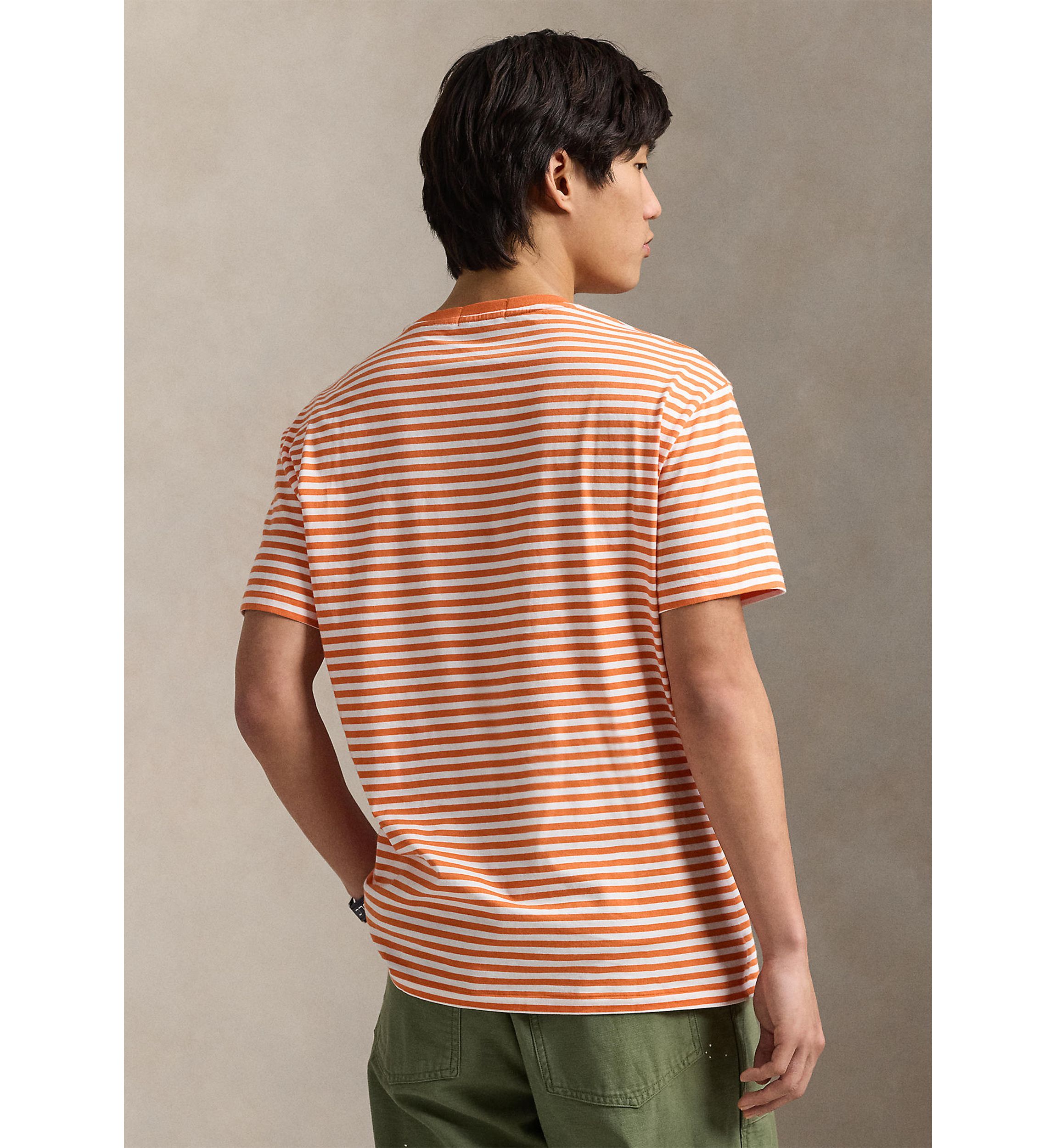 Classic Fit Striped Jersey T-Shirt 