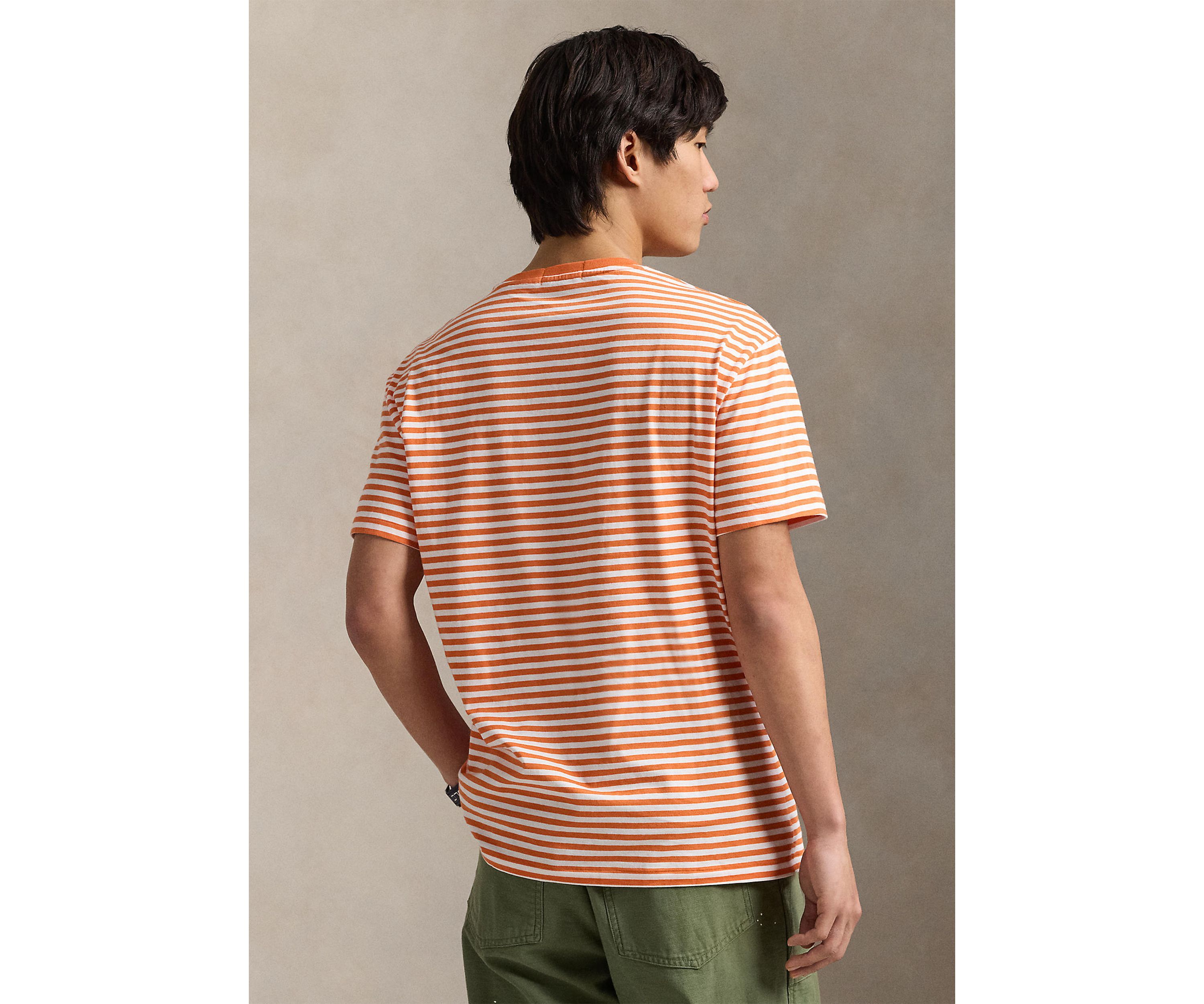 Classic Fit Striped Jersey T-Shirt 