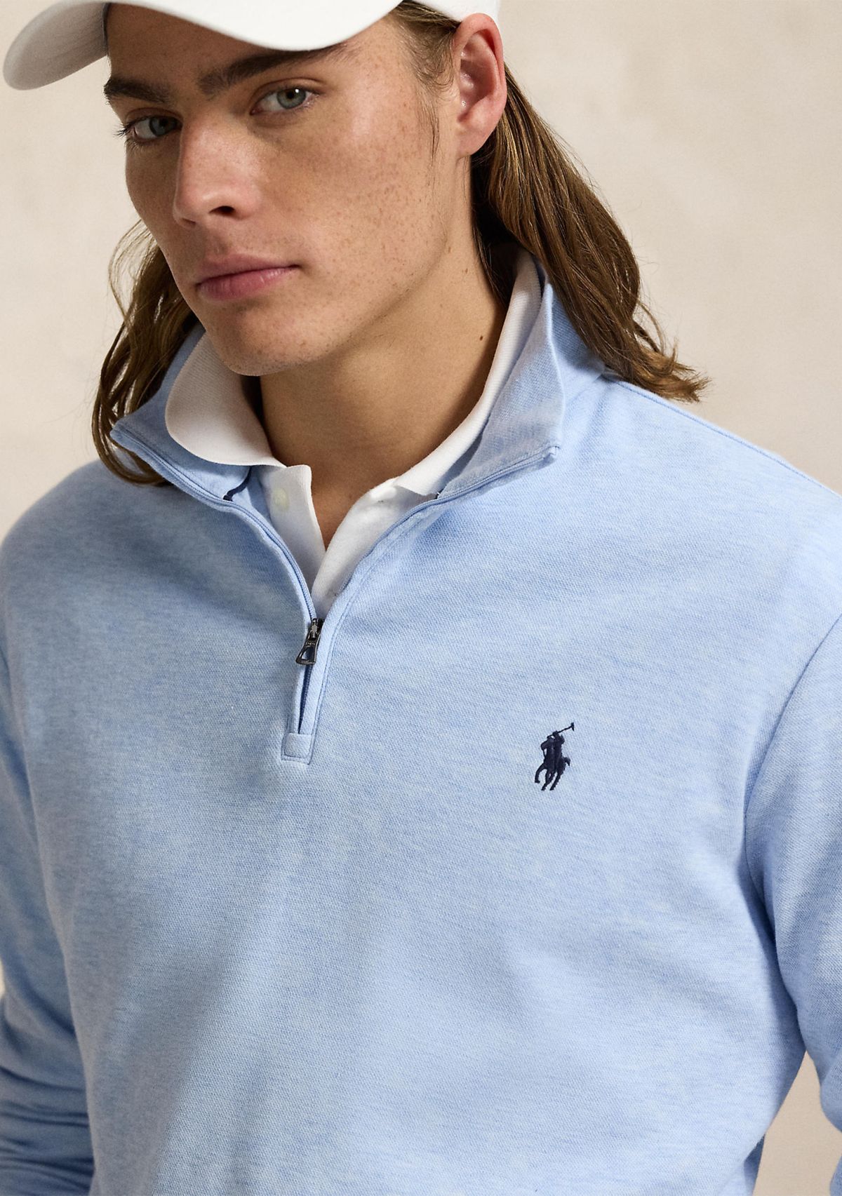 Cotton Blend Jacquard Pullover Sweater