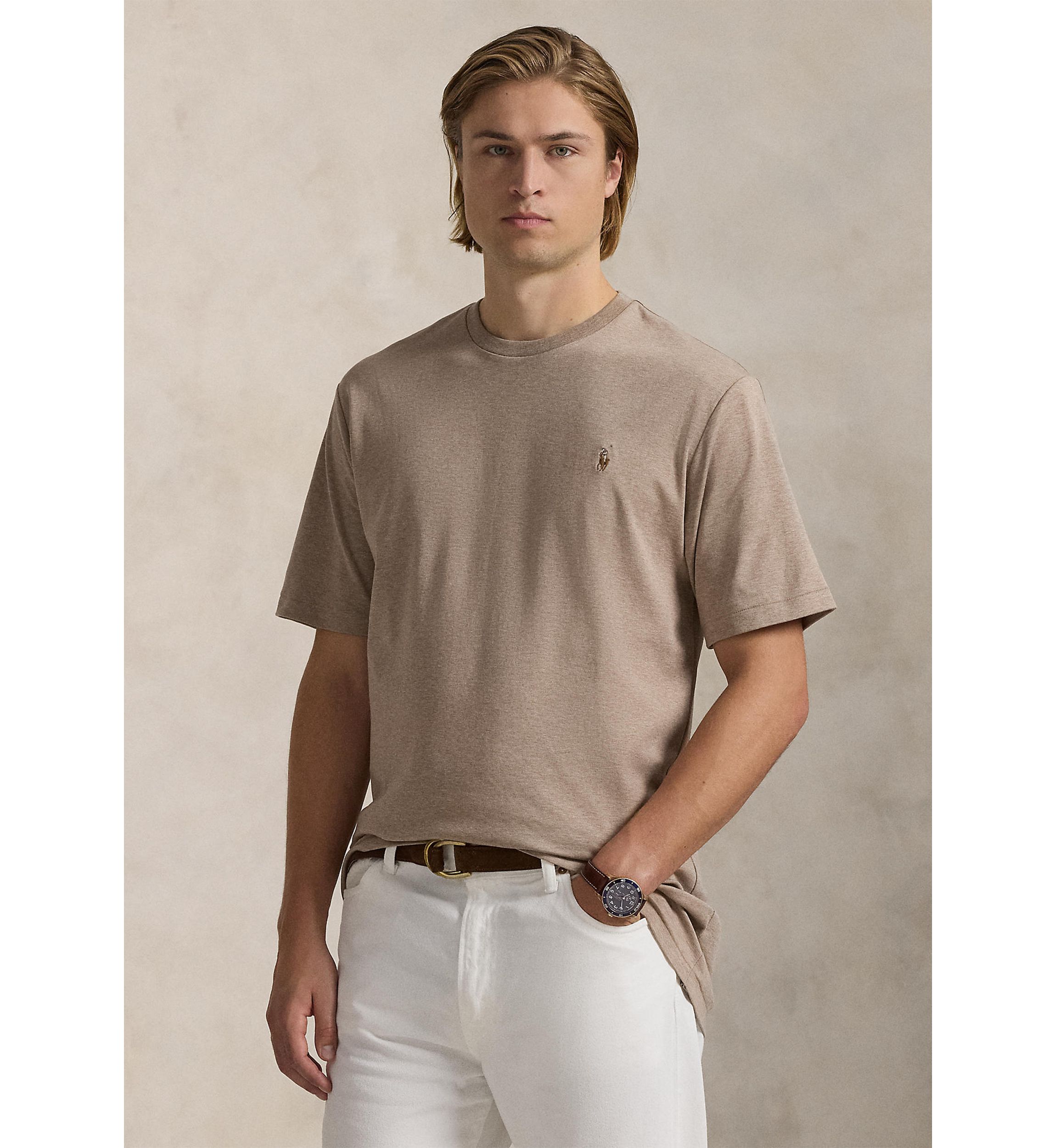 Big & Tall Soft Cotton Crew Neck T-Shirt 