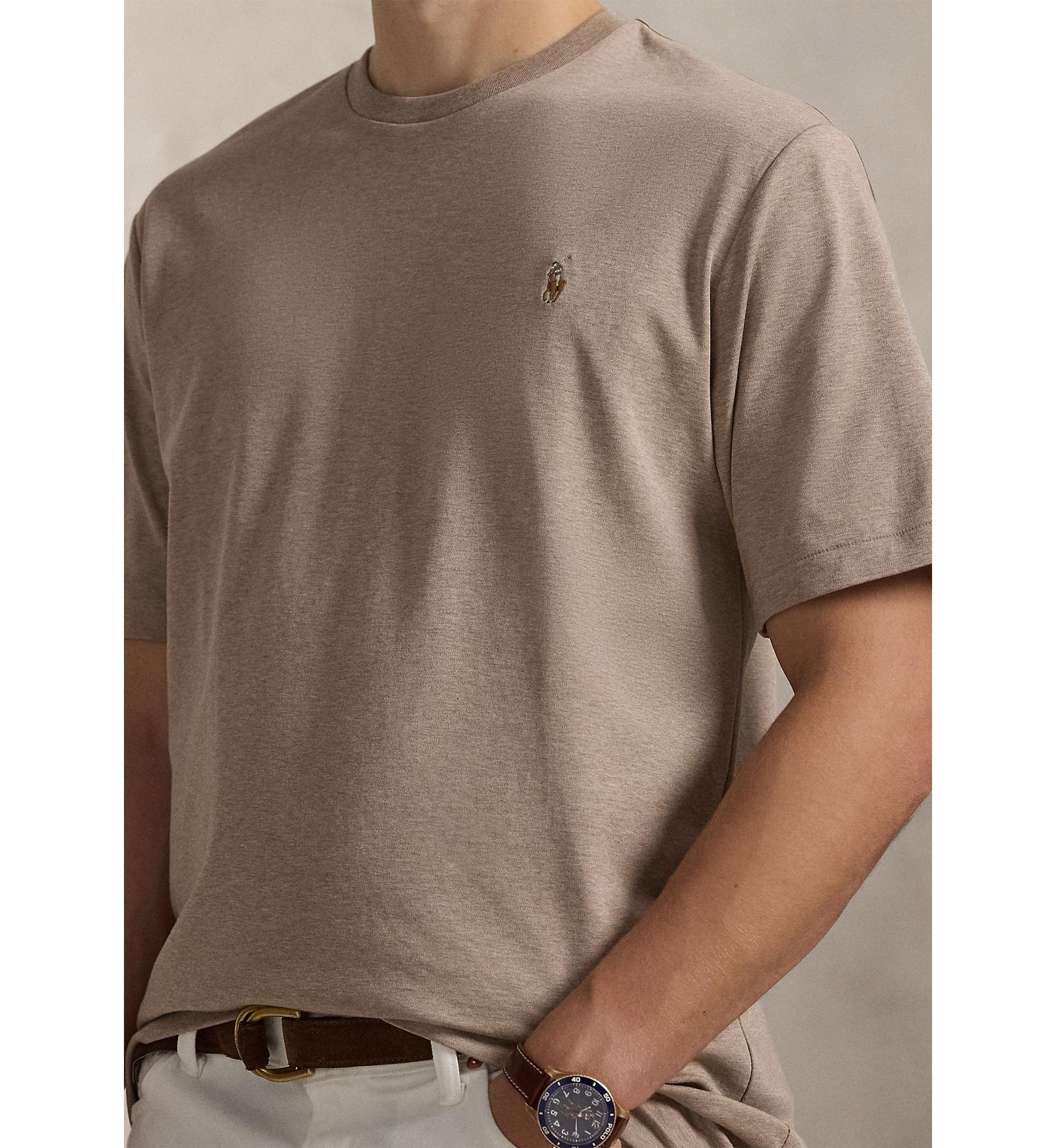 Big & Tall Soft Cotton Crew Neck T-Shirt 