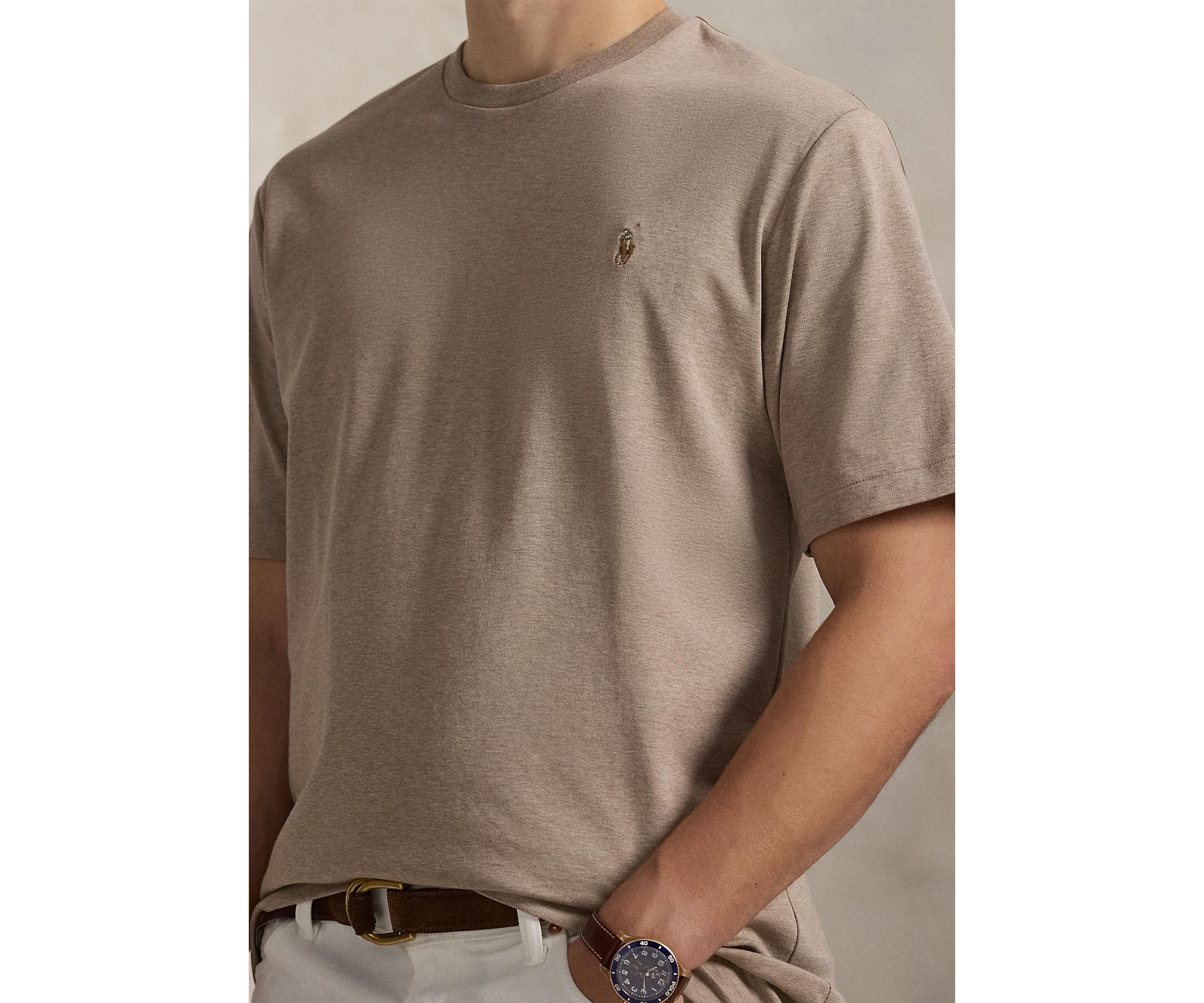 Big & Tall Soft Cotton Crew Neck T-Shirt 