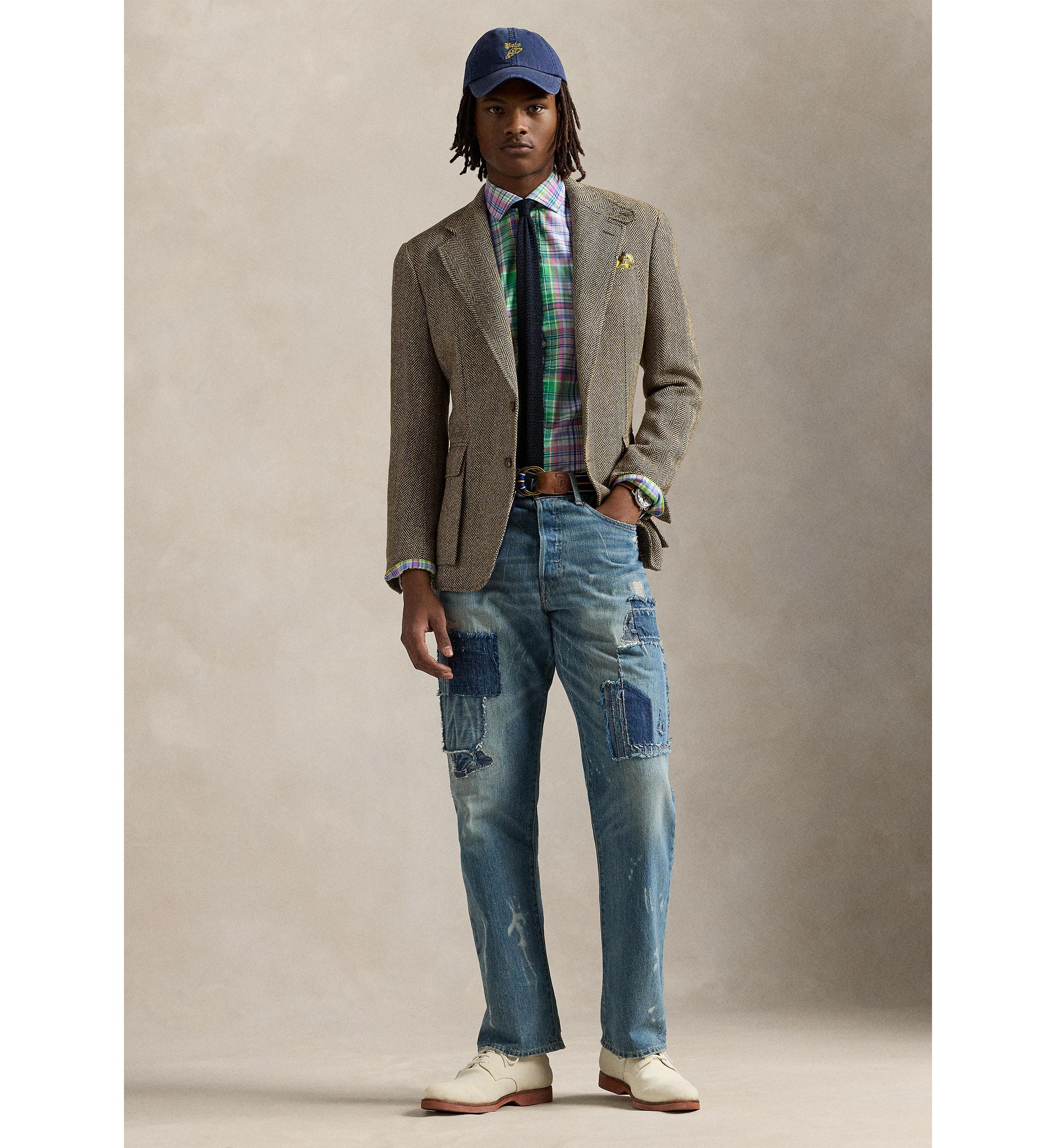 Classic Fit Plaid Oxford Shirt