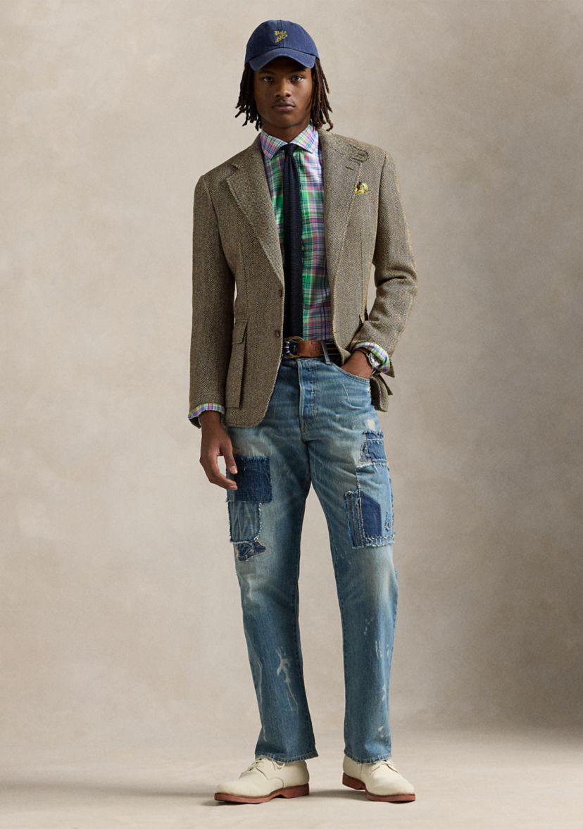 Classic Fit Plaid Oxford Shirt