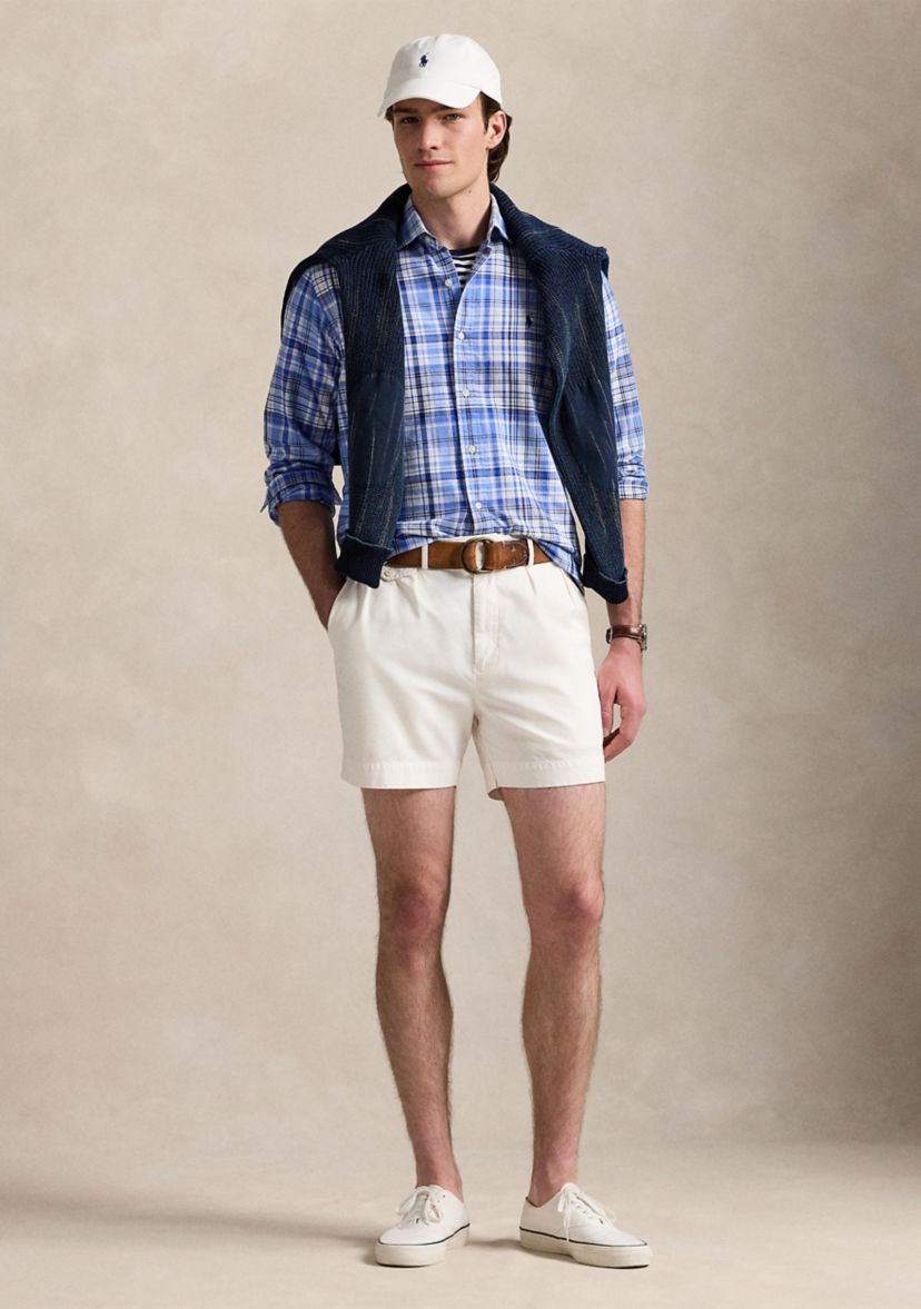 Classic Fit Plaid Oxford Shirt