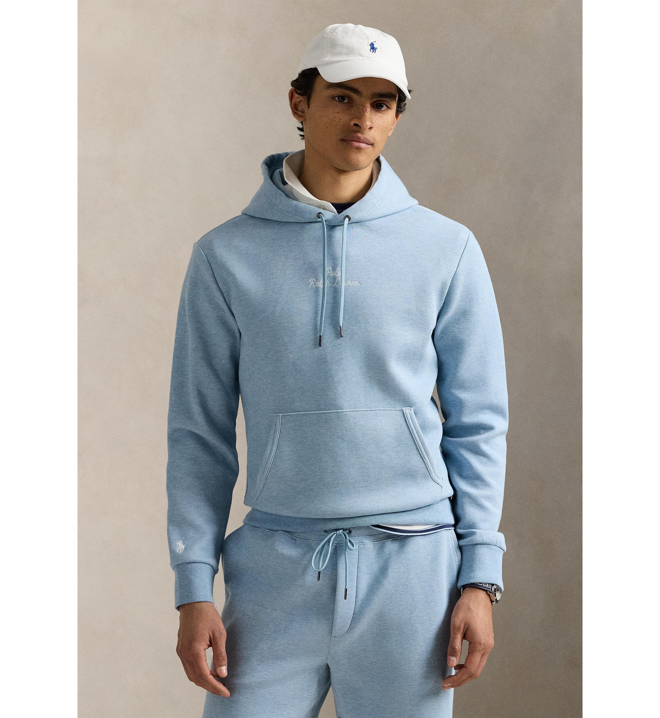 Logo Double Knit Hoodie