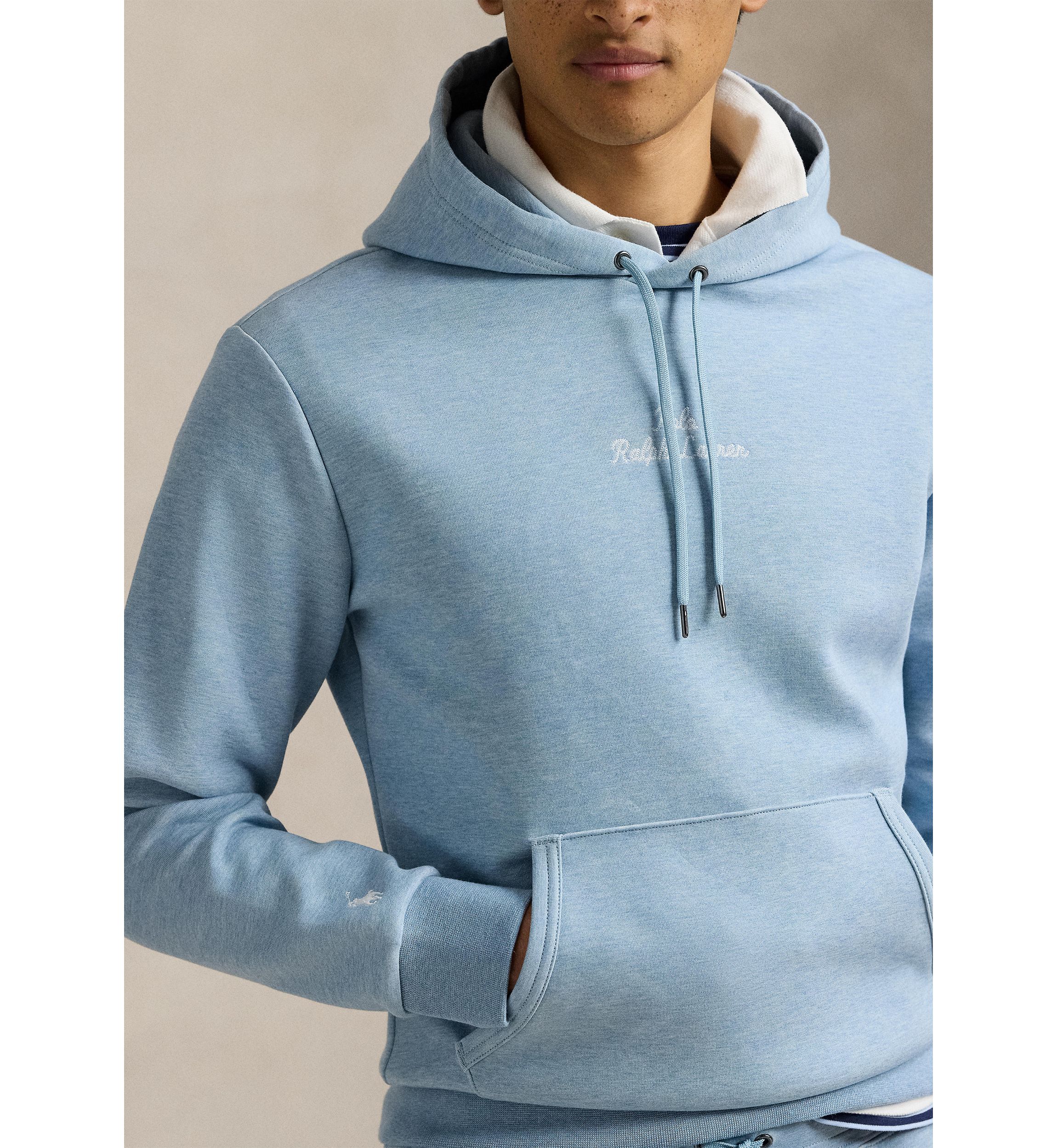 Logo Double Knit Hoodie