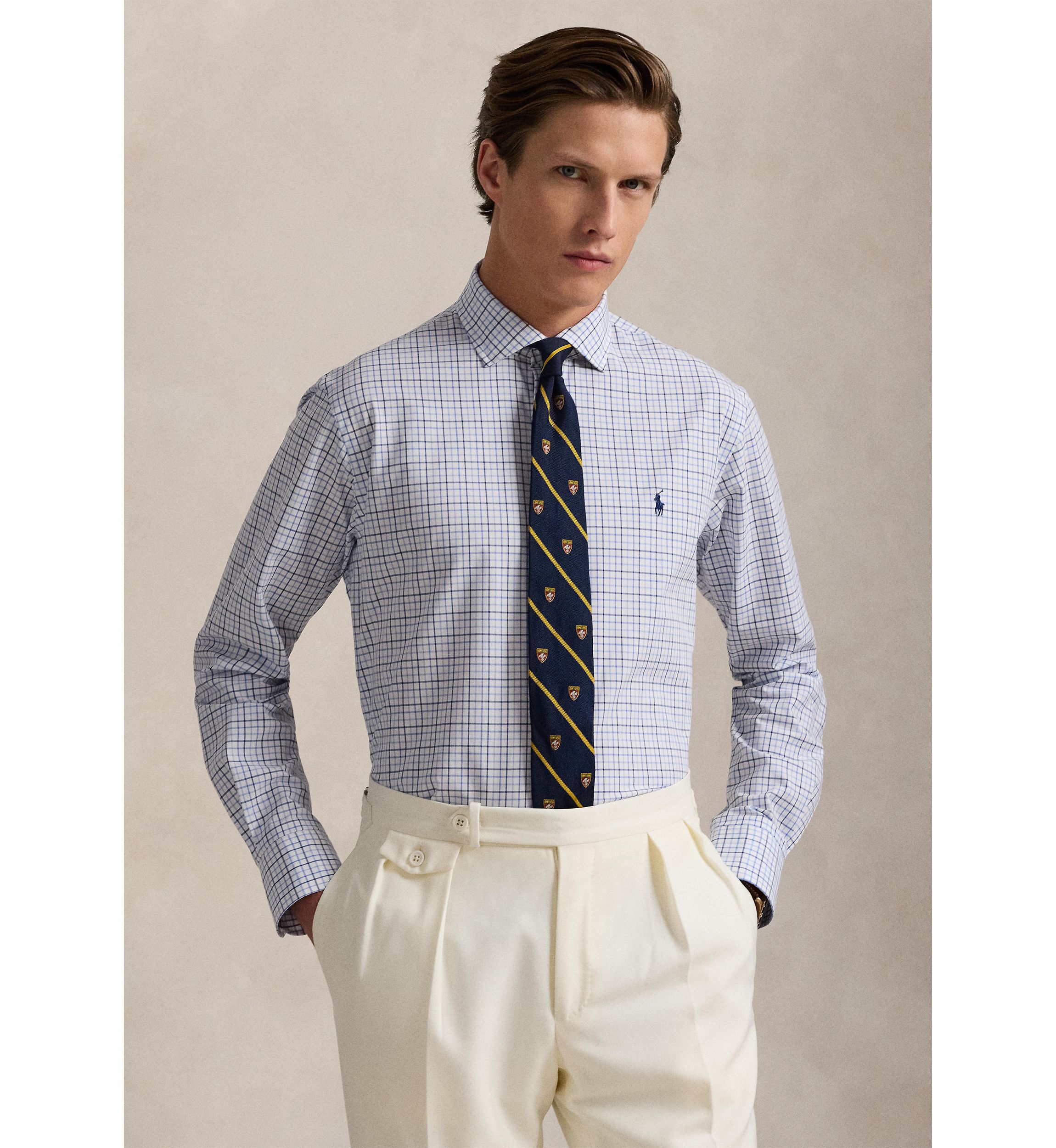 Classic Tattersall Stretch Poplin Shirt