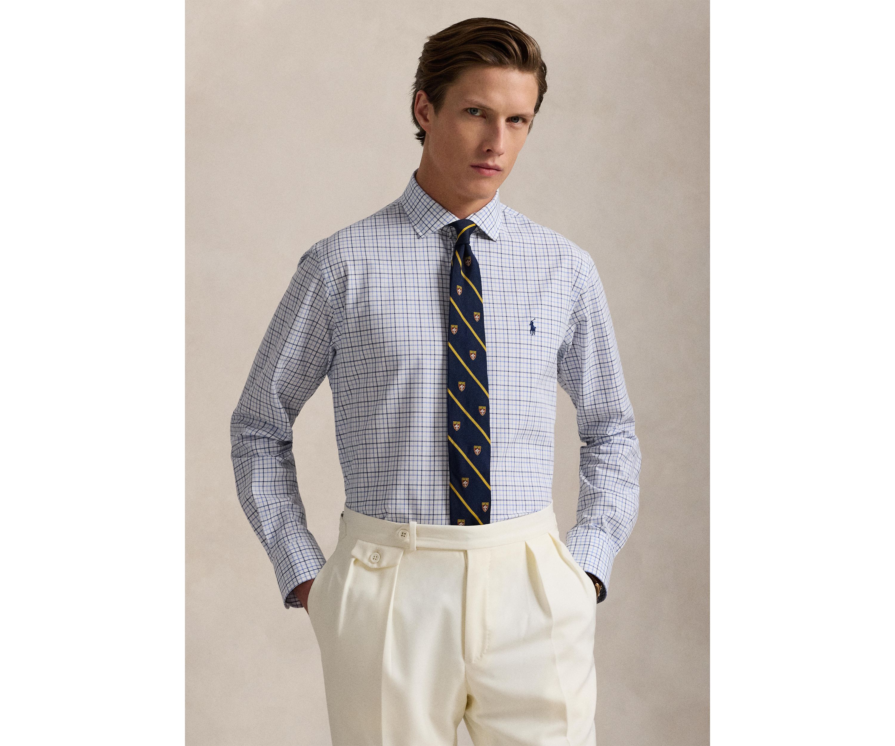 Classic Tattersall Stretch Poplin Shirt