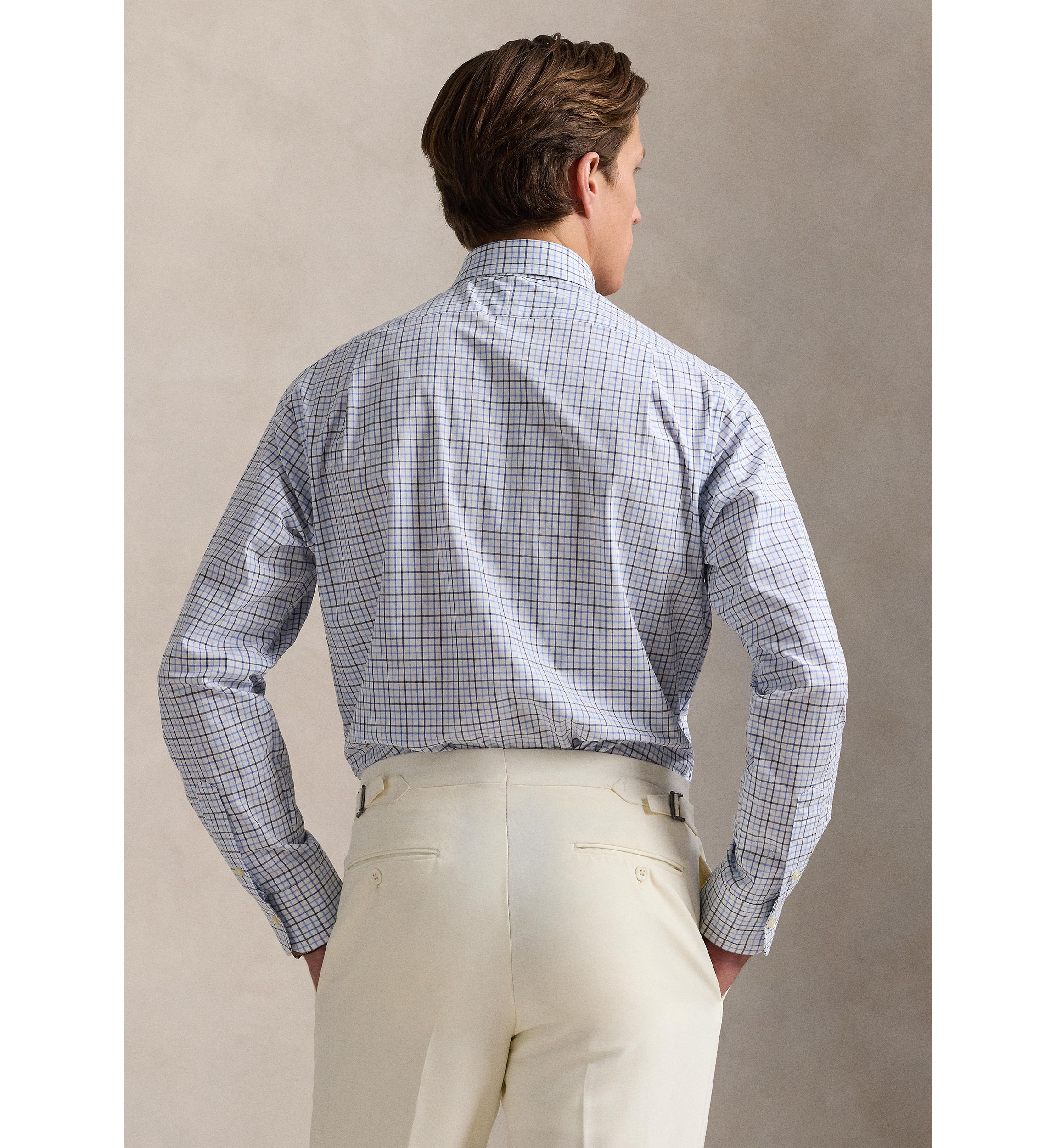 Classic Tattersall Stretch Poplin Shirt