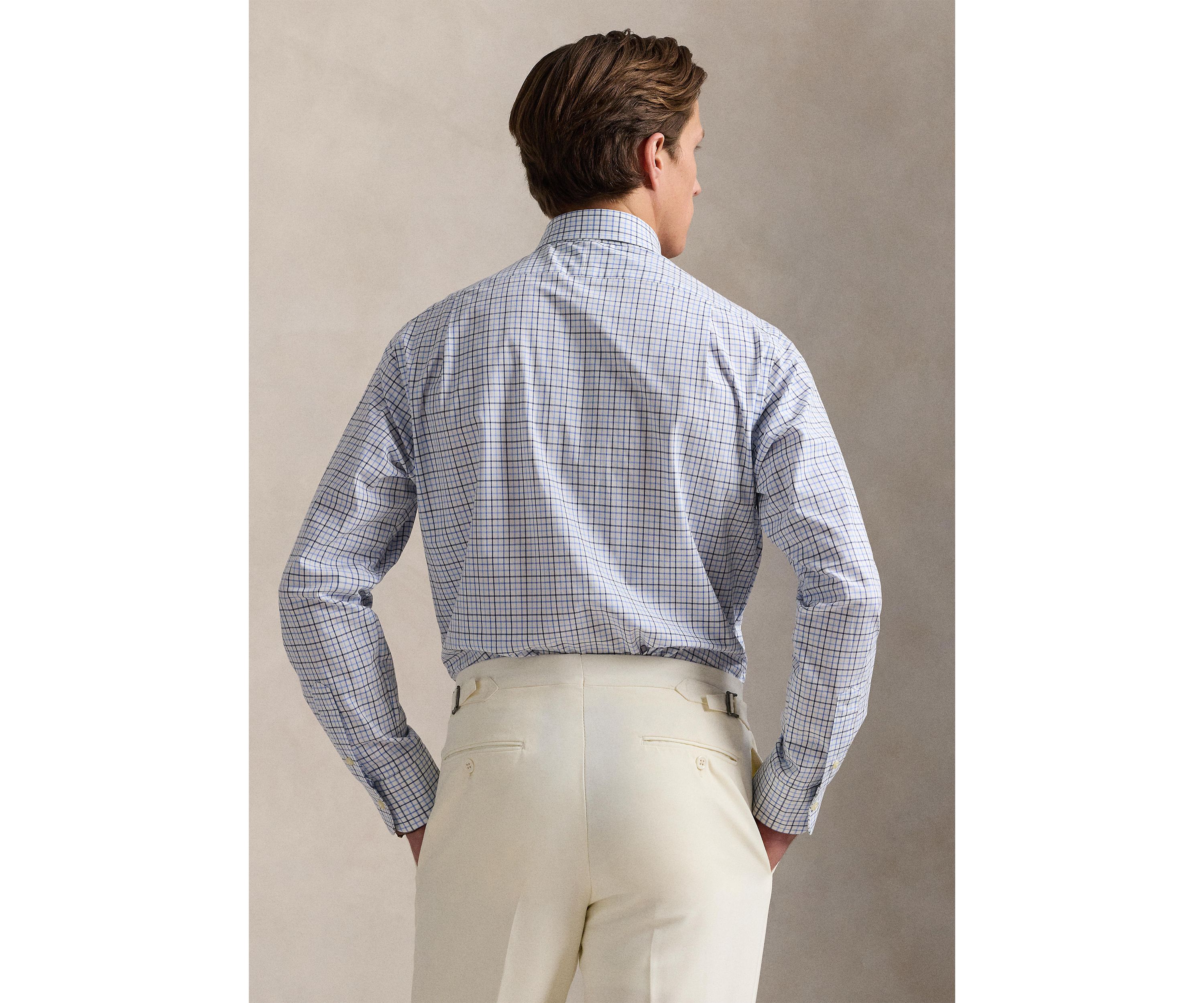 Classic Tattersall Stretch Poplin Shirt