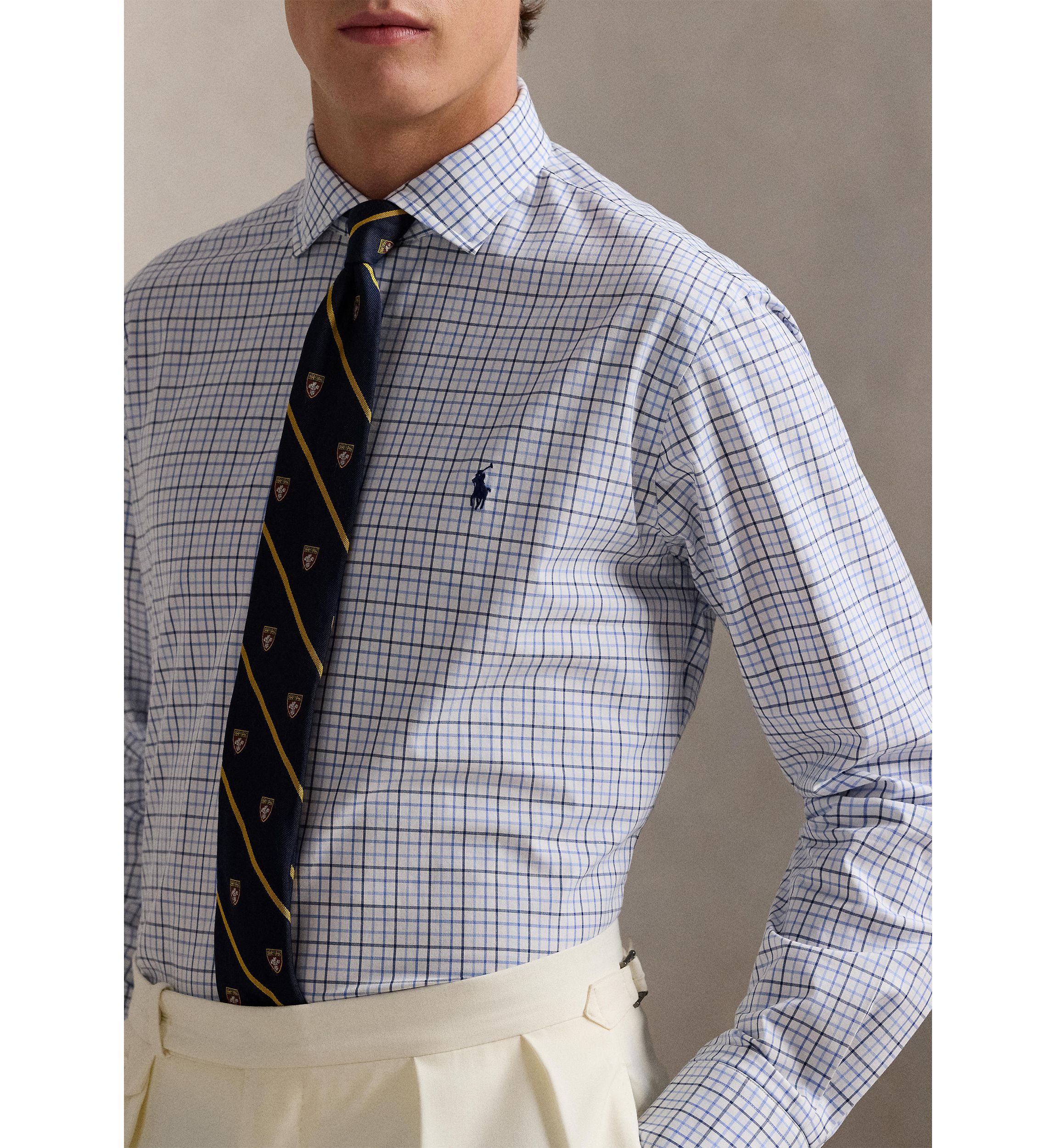 Classic Tattersall Stretch Poplin Shirt