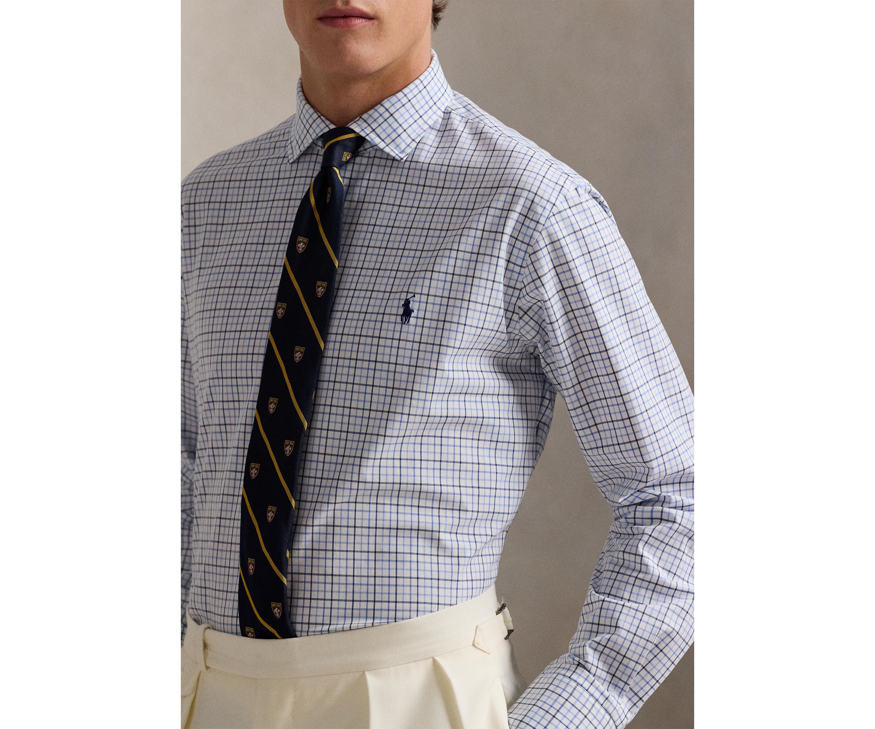 Classic Tattersall Stretch Poplin Shirt