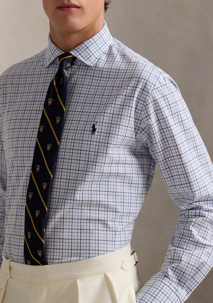 Classic Tattersall Stretch Poplin Shirt