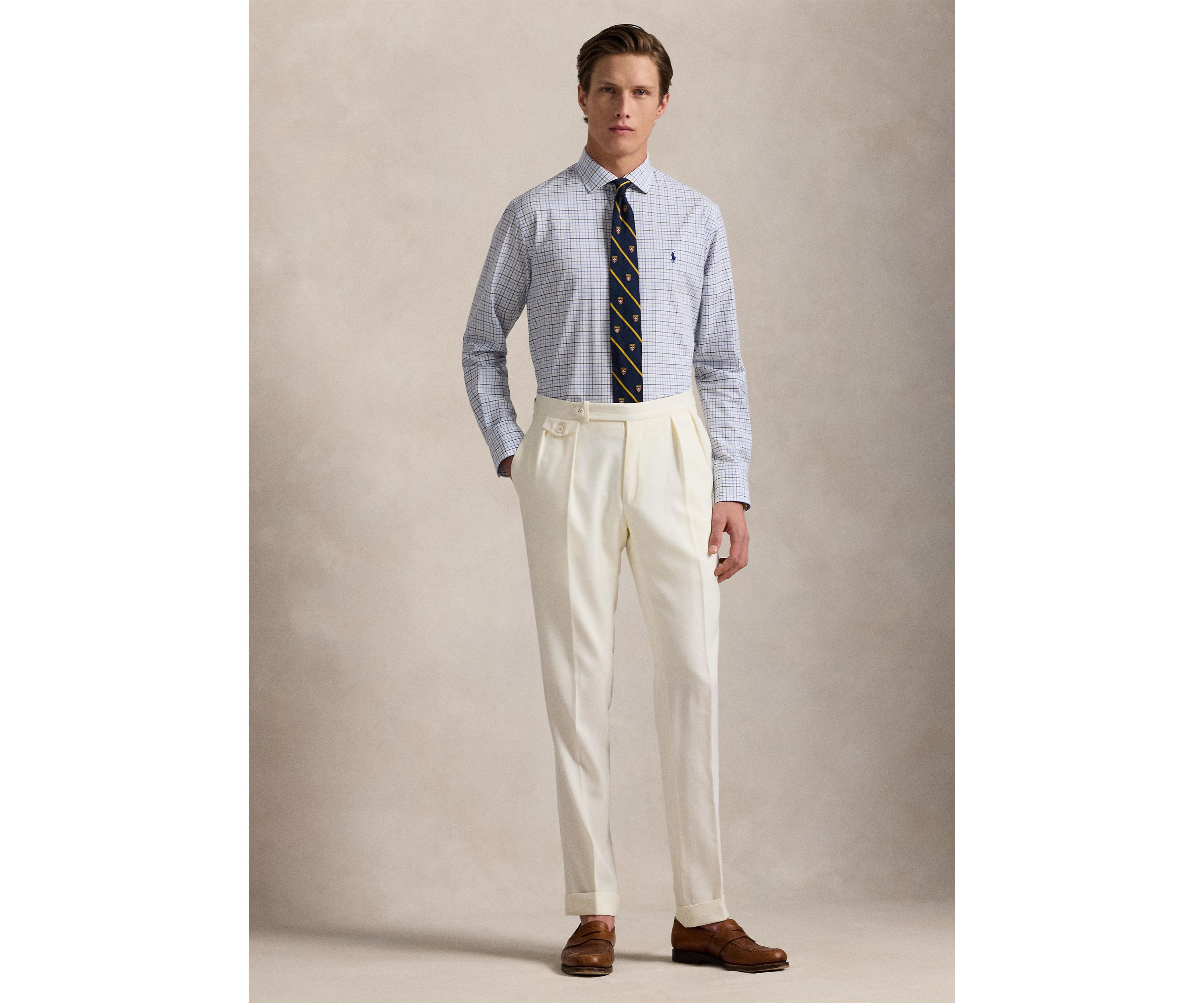 Classic Tattersall Stretch Poplin Shirt