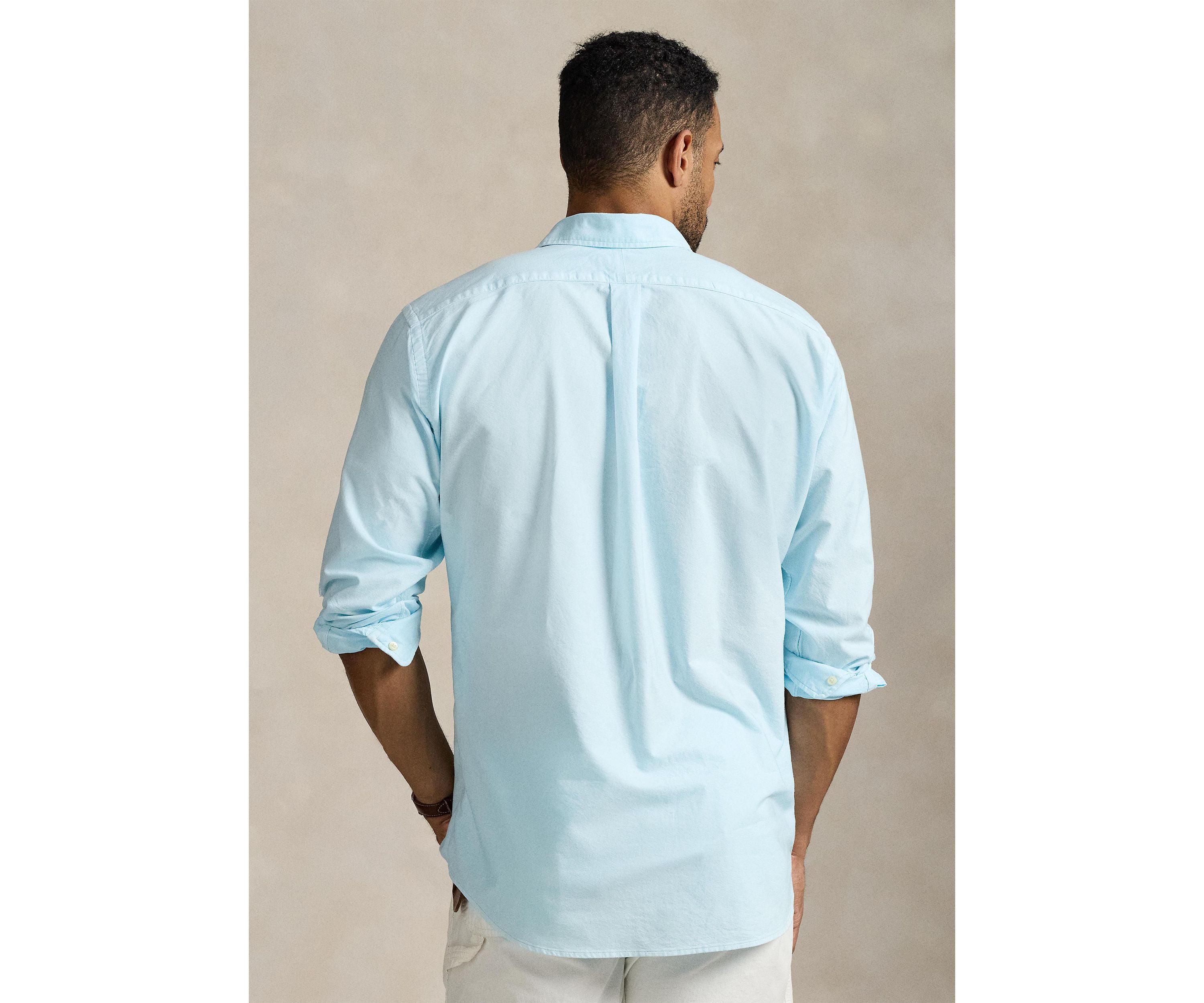 Big & Tall Mineral-Dyed Oxford Shirt