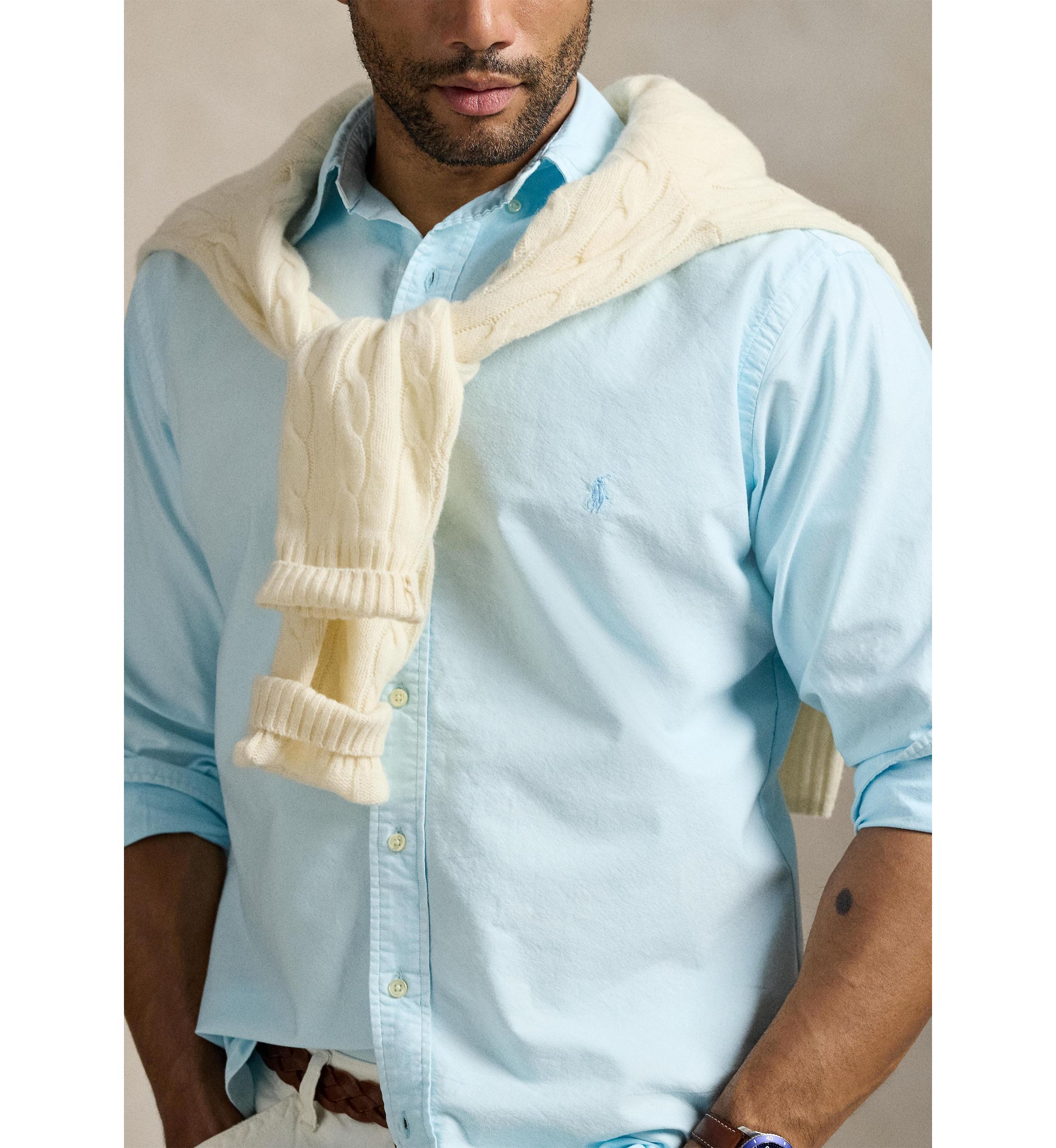 Big & Tall Mineral-Dyed Oxford Shirt