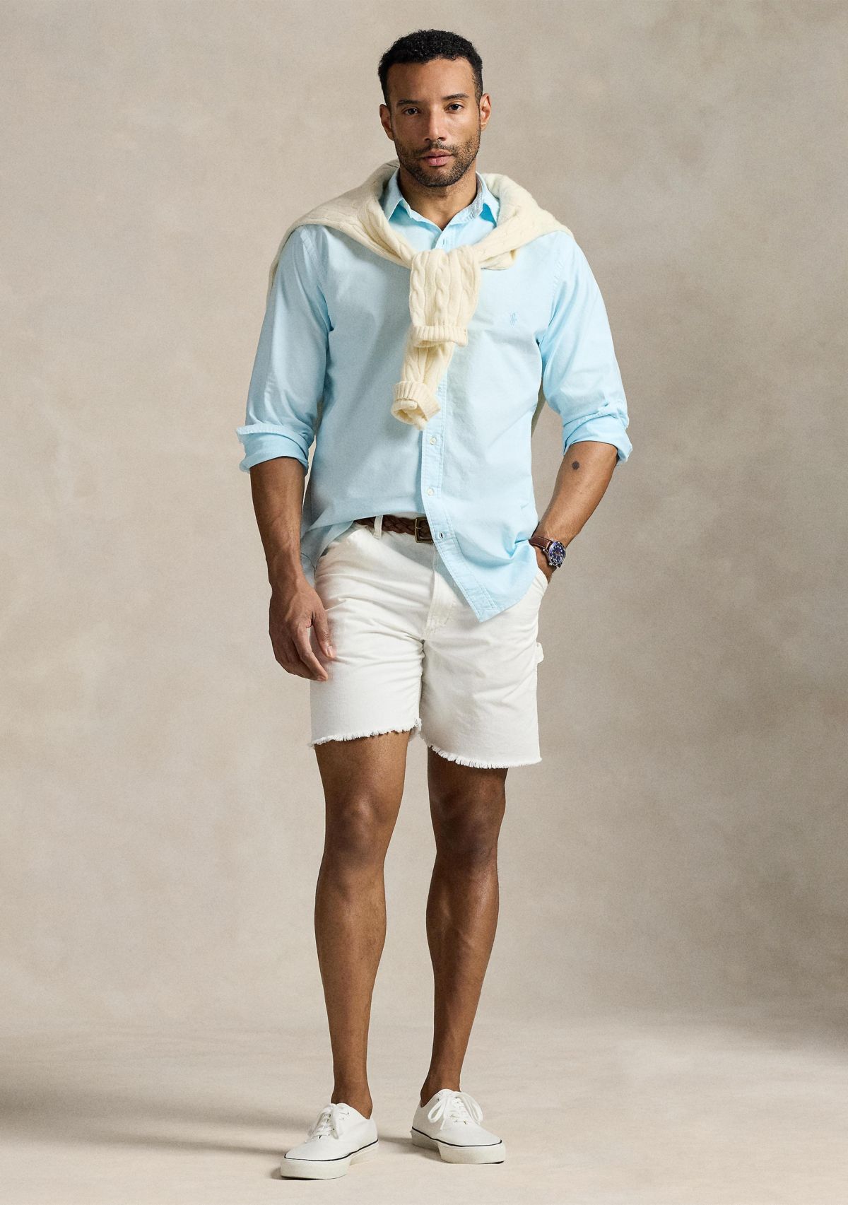 Big & Tall Mineral-Dyed Oxford Shirt