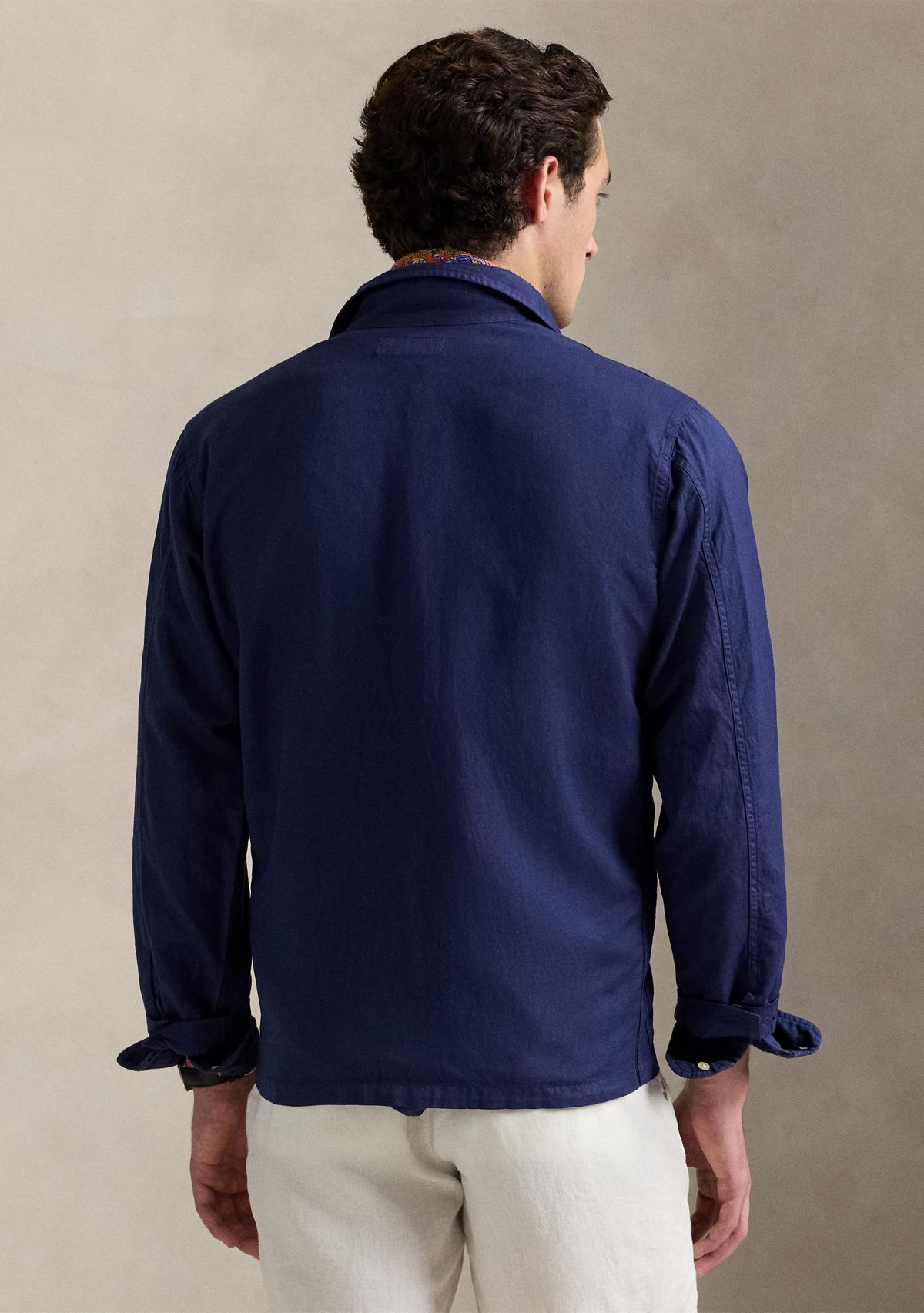 Linen-Cotton Overshirt