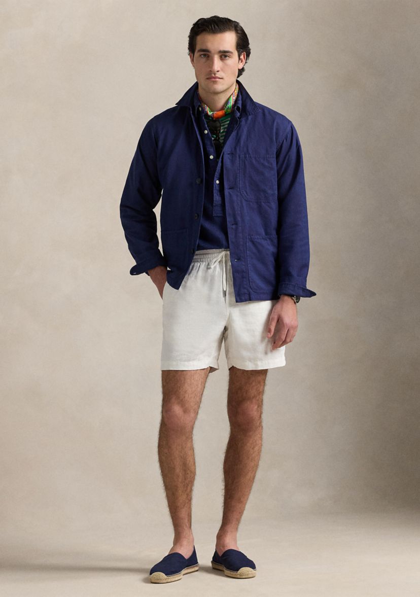 Linen-Cotton Overshirt