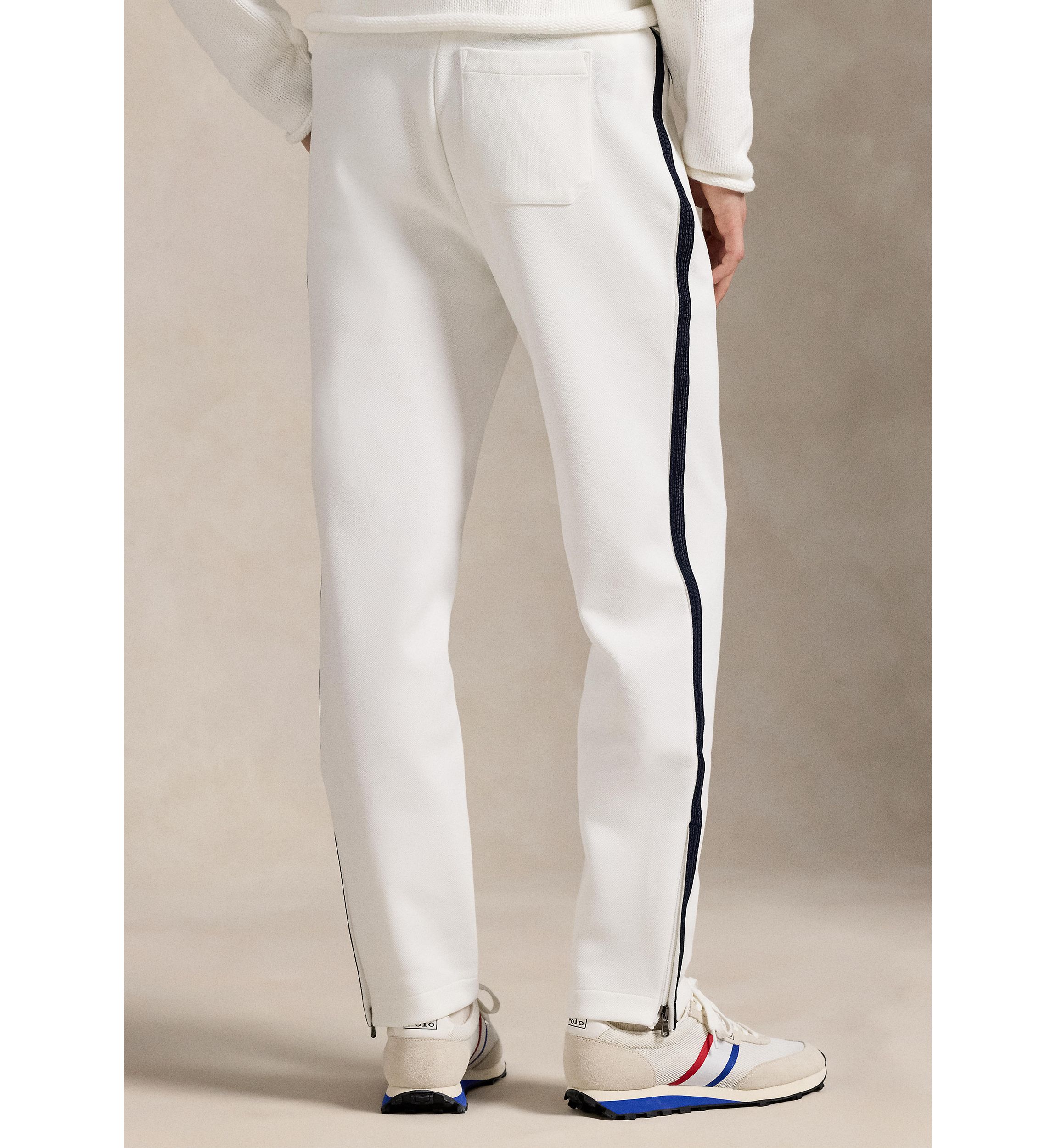 Double-Knit Mesh Track Pants