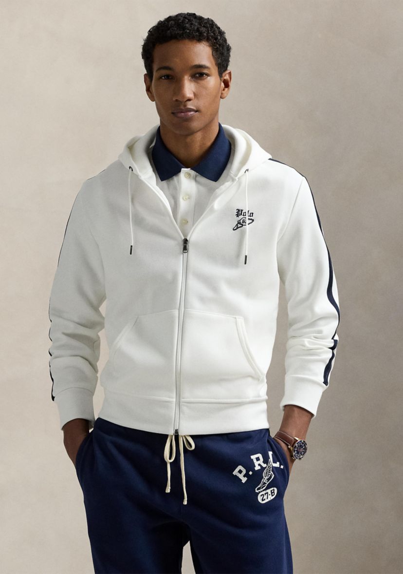 Logo Double-Knit Mesh Hoodie