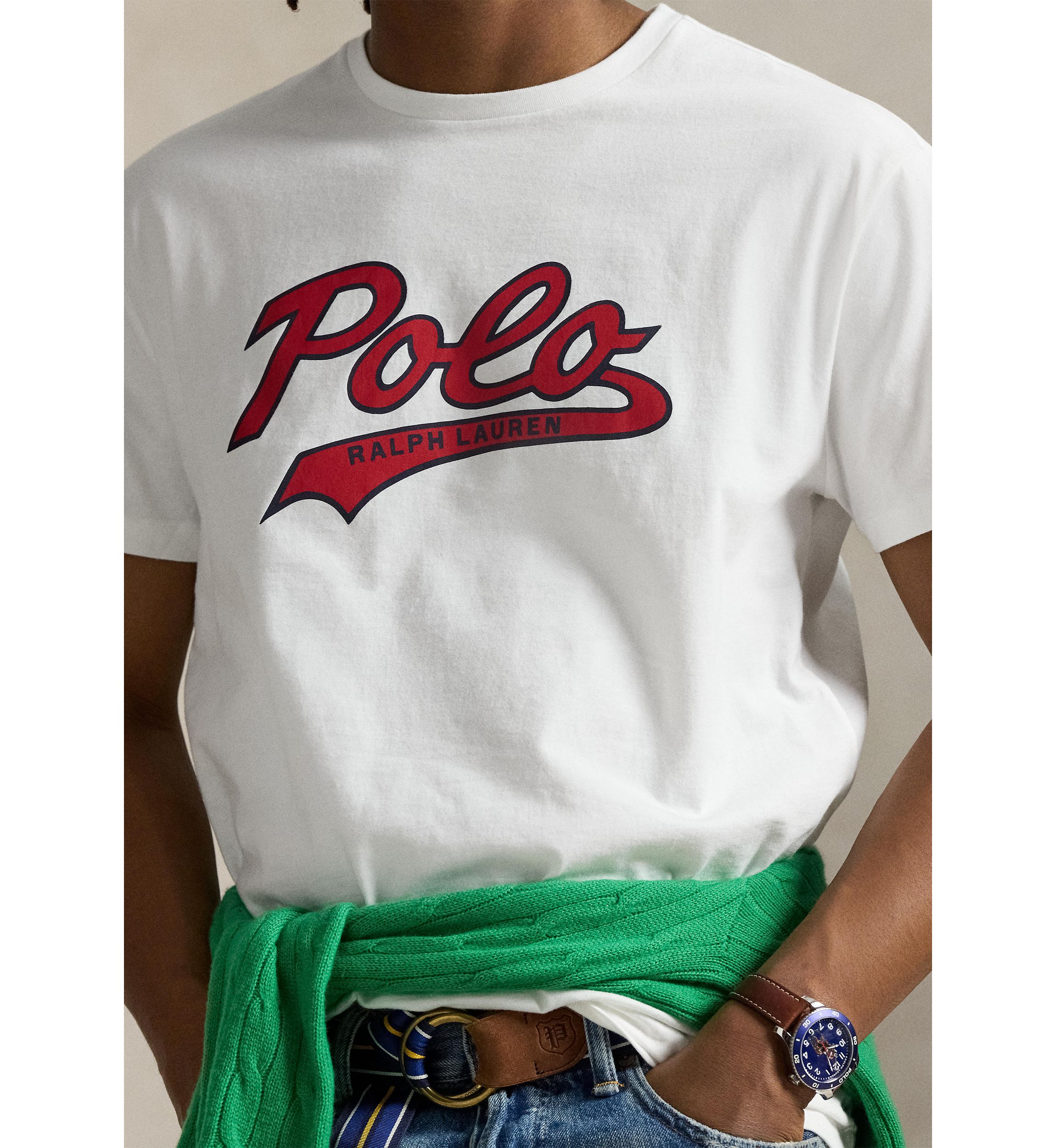 Classic Fit Jersey Graphic T-Shirt