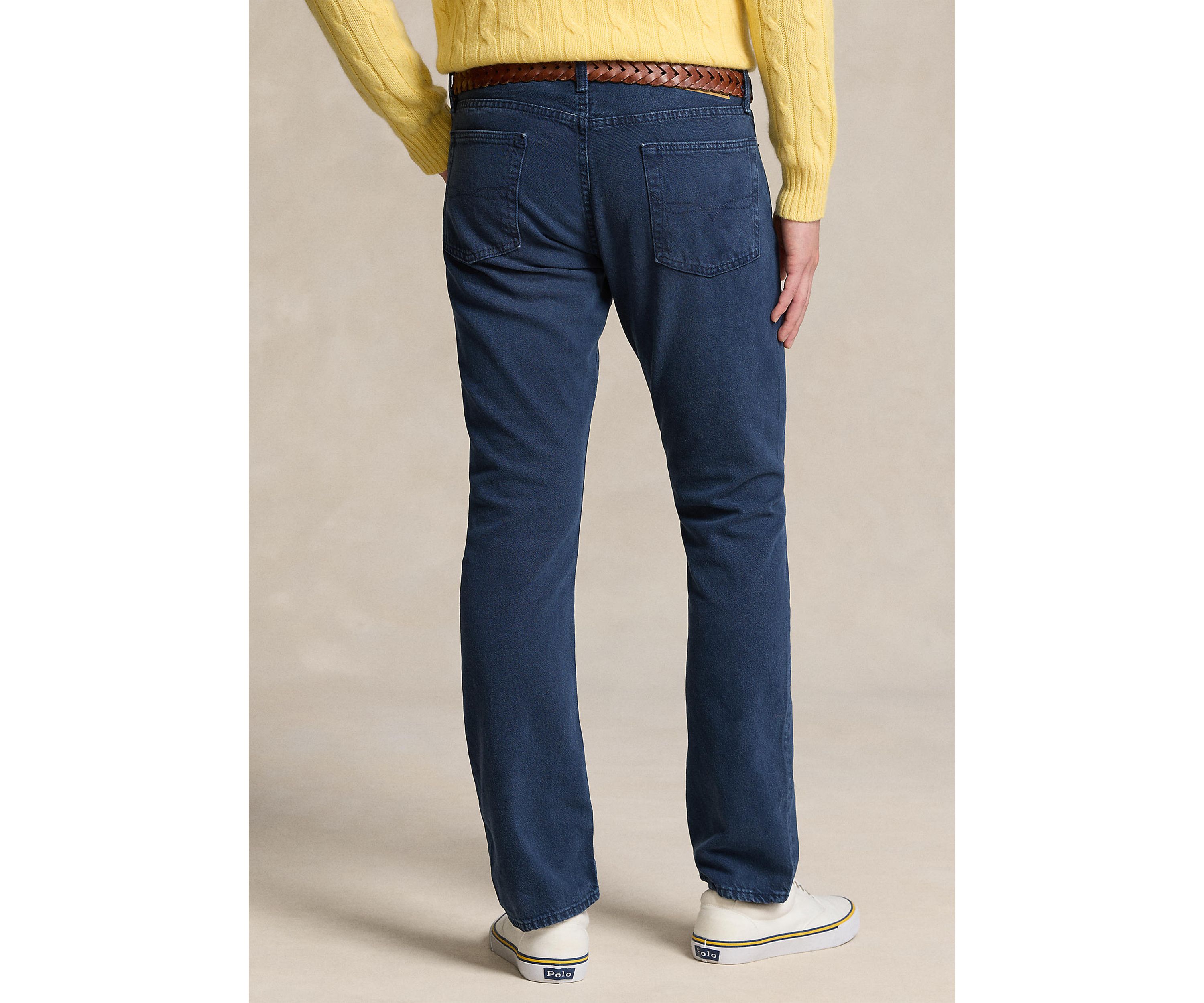 Varick Slim Straight Garment-Dyed Jeans