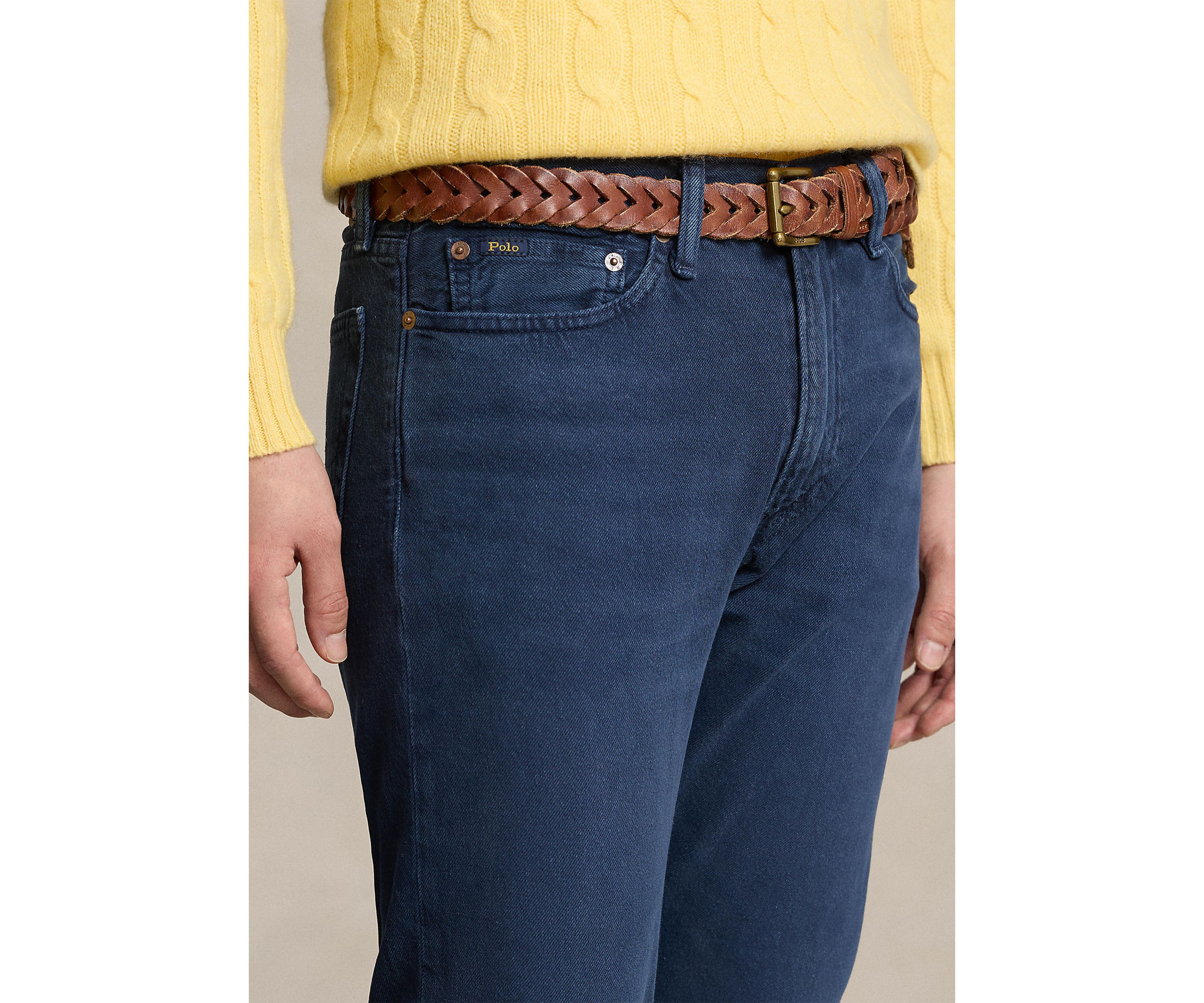 Varick Slim Straight Garment-Dyed Jeans