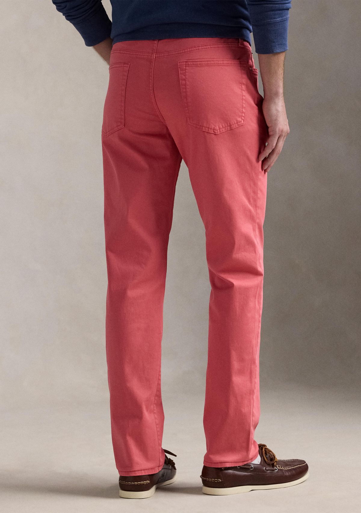 Varick Slim Straight Stretch Sateen Pants
