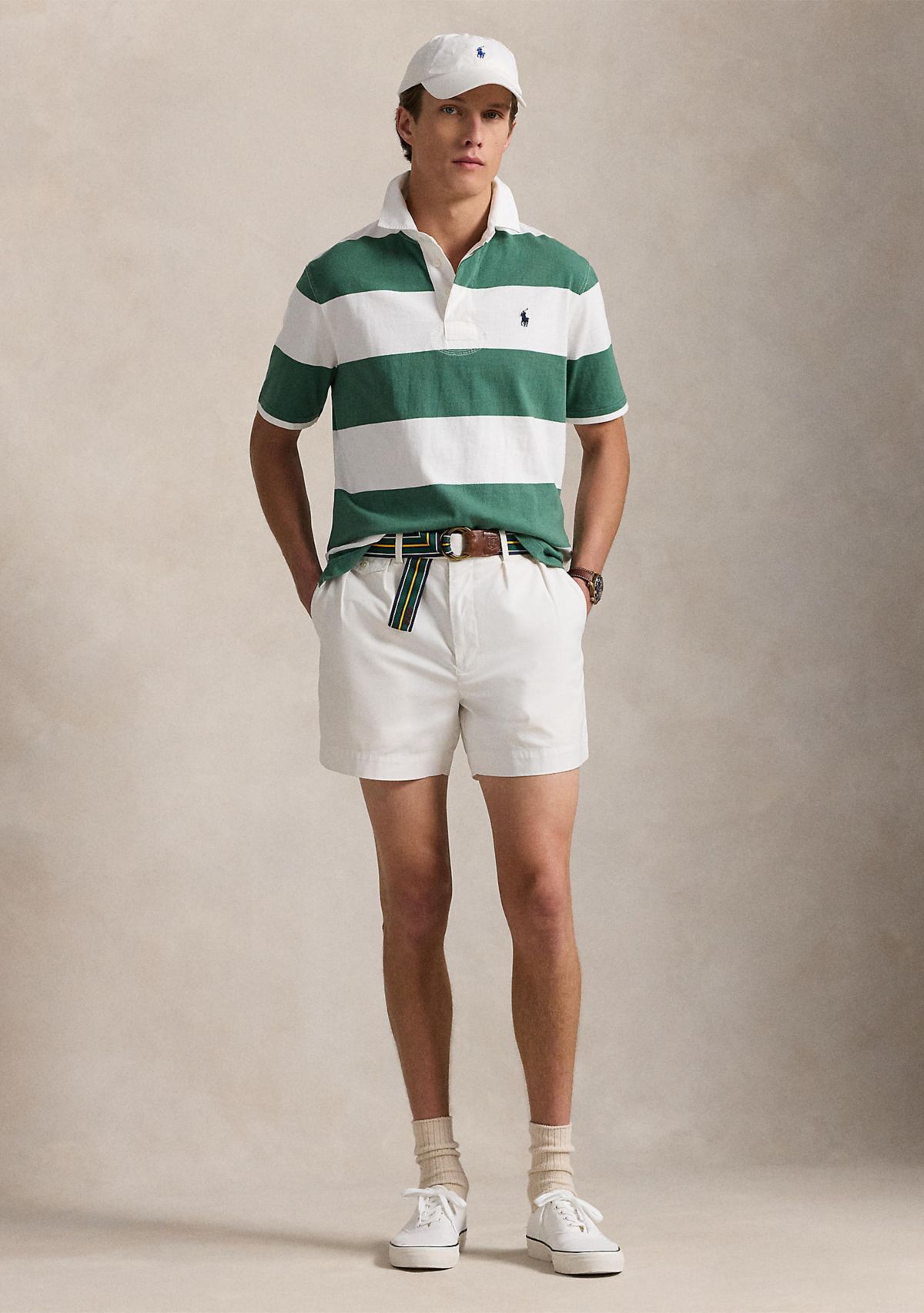 Classic Fit Short Sleeve Rugby Shirt