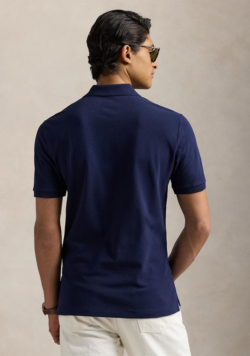 Classic Fit Stretch Mesh Polo Shirt 