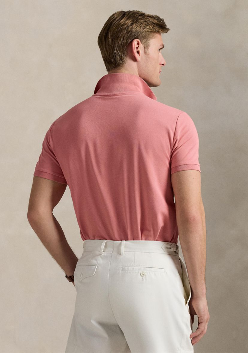 Classic Fit Stretch Mesh Polo Shirt 