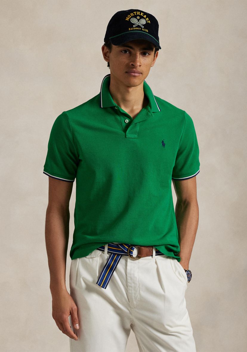 Classic Fit Mesh Polo Shirt