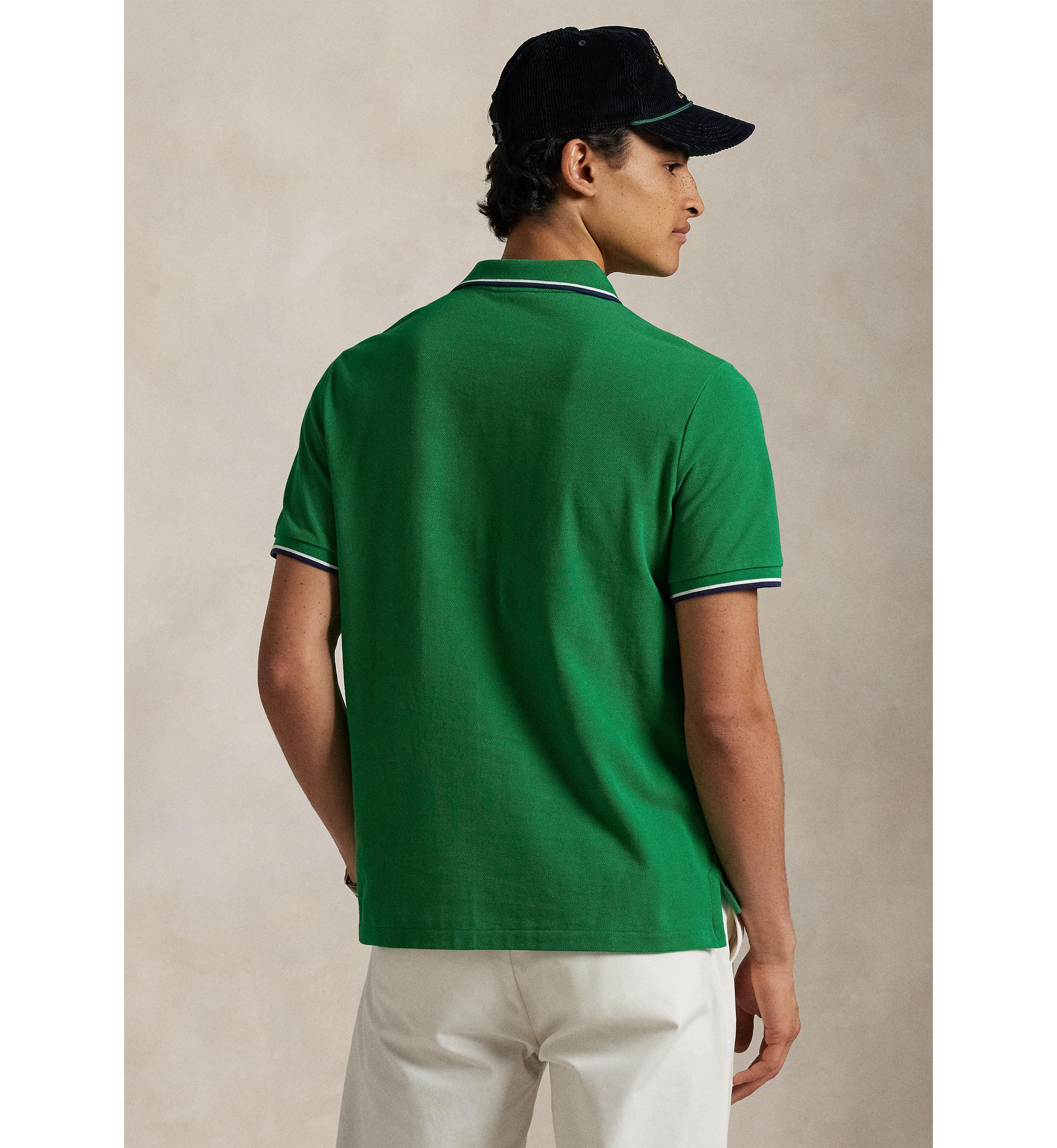 Classic Fit Mesh Polo Shirt