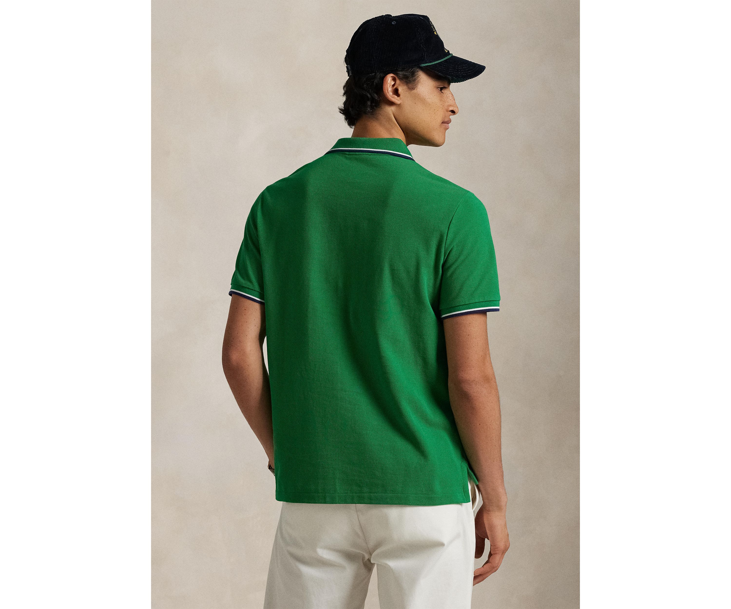 Classic Fit Mesh Polo Shirt