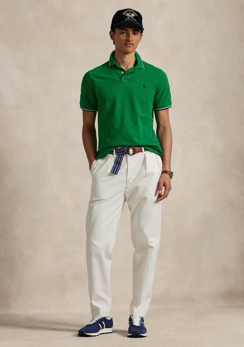 Classic Fit Mesh Polo Shirt